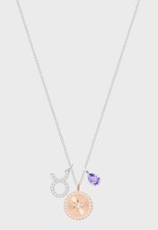 Buy Swarovski silver Zodiac Pendant, Taurus, Violet Necklace for Women in  MENA, Worldwide
