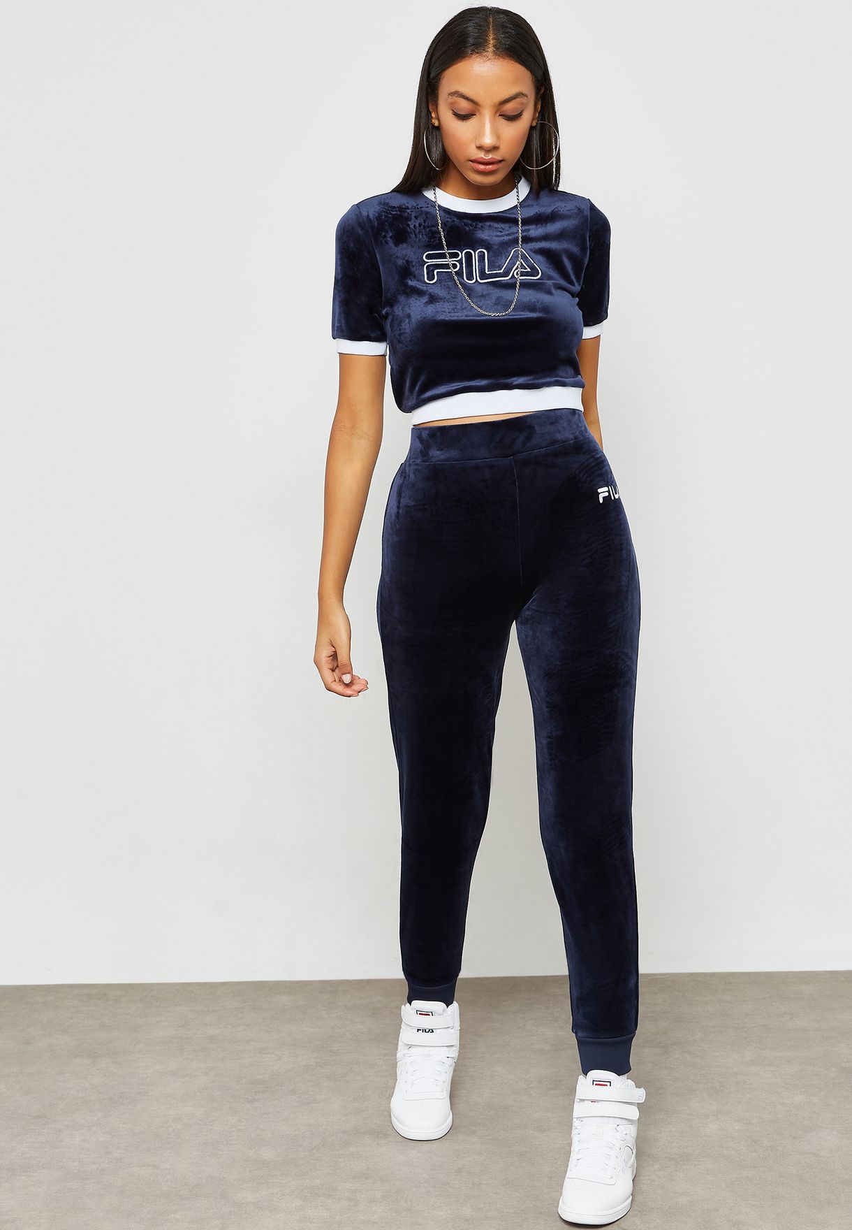 fila velvet sweatpants