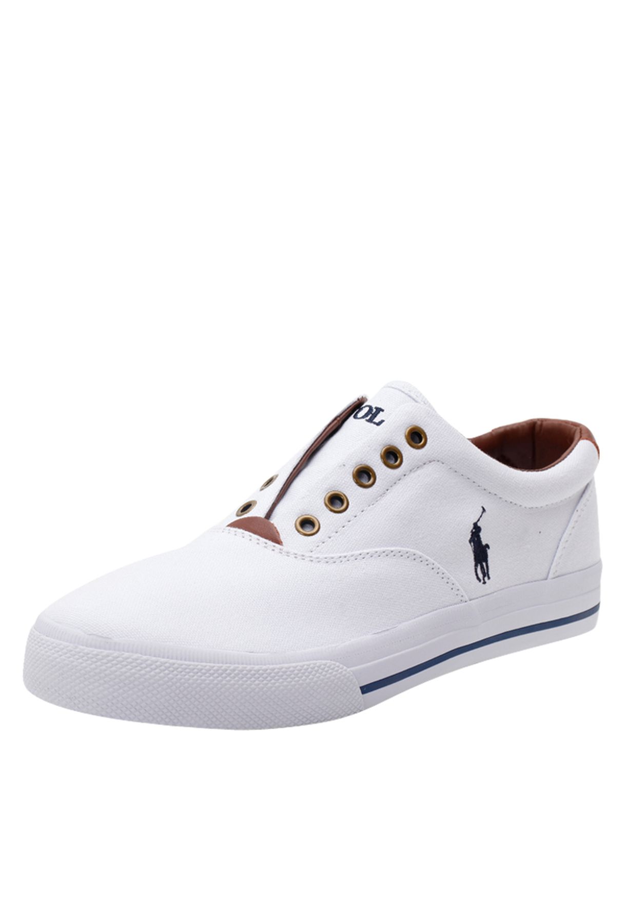 Buy Polo Ralph Lauren white Vito Lowtop Sneakers for Men in MENA, Worldwide