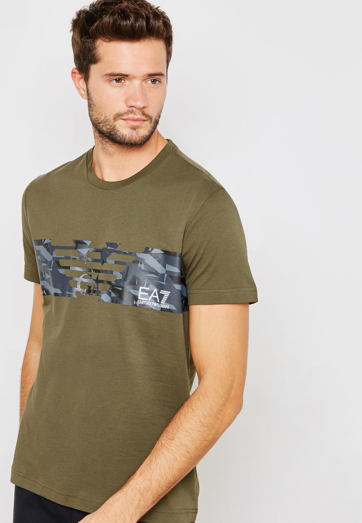 ea7 green t shirt