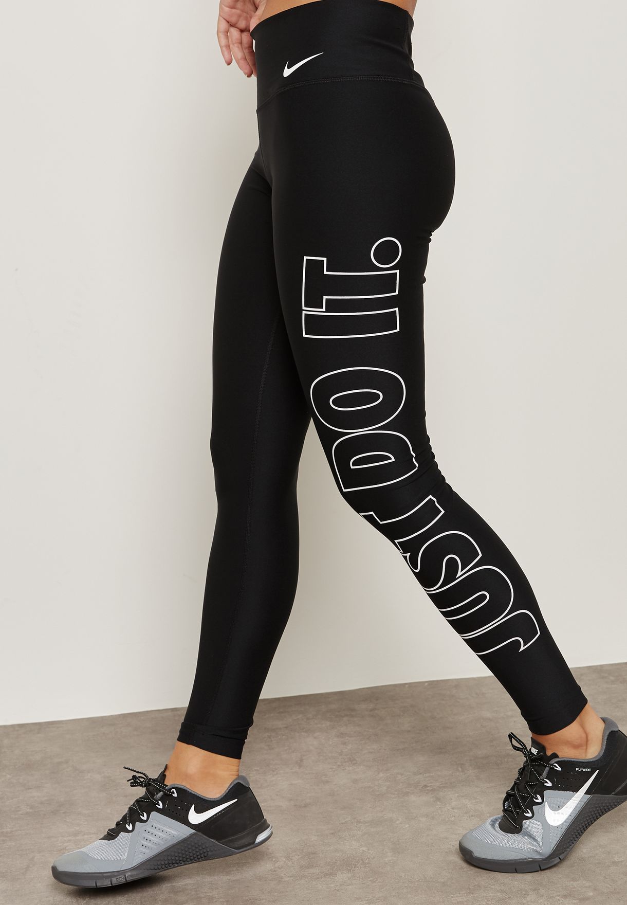 Buy Nike black Power Just Do It Tights 