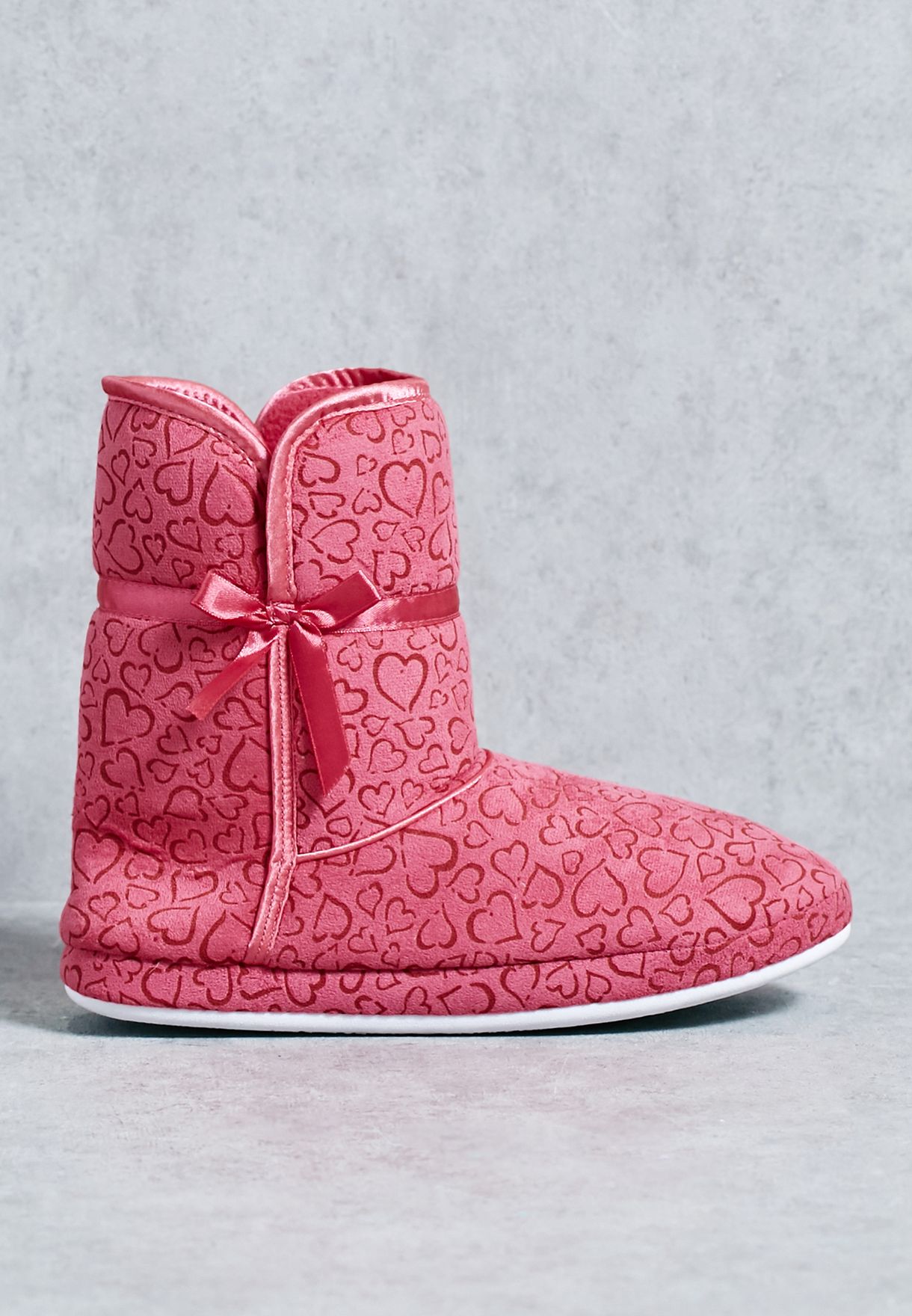 pink cozy boots