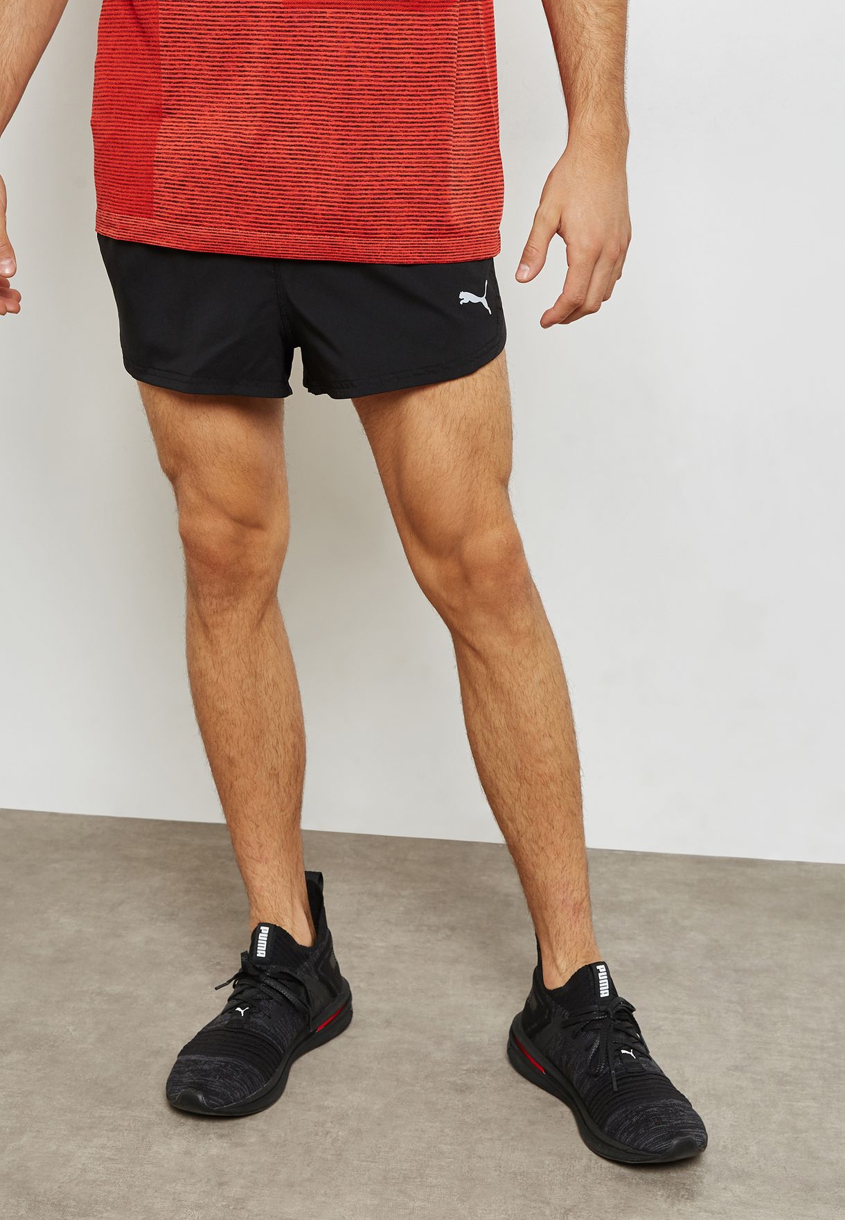 puma split shorts