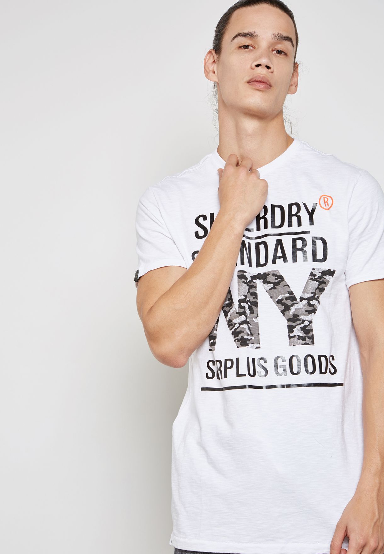 Buy Superdry white NY Print T-Shirt for Men in Worldwide