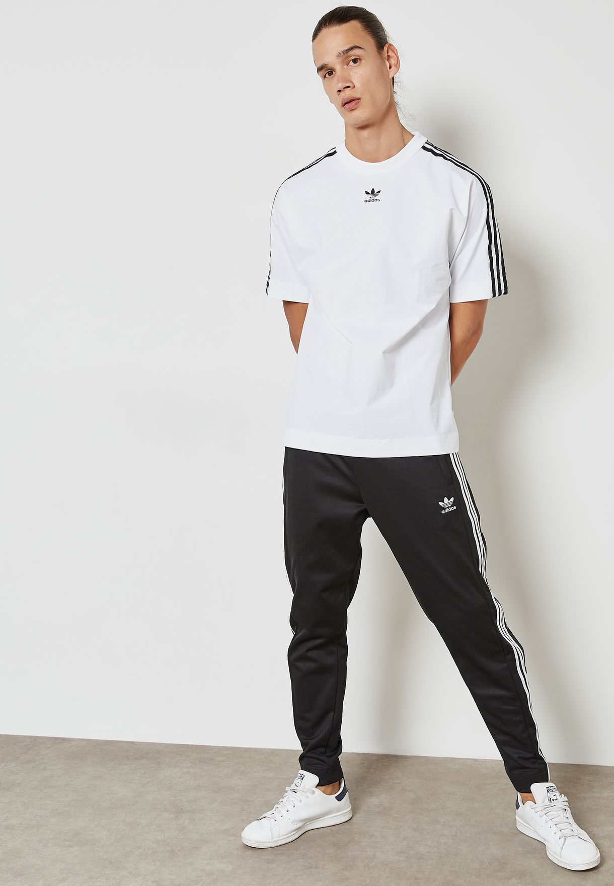 Buy adidas Originals white adicolor Warm Up T-Shirt for Men in MENA ...