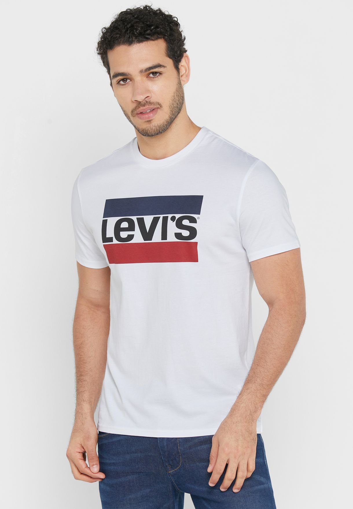 levis white shirt mens