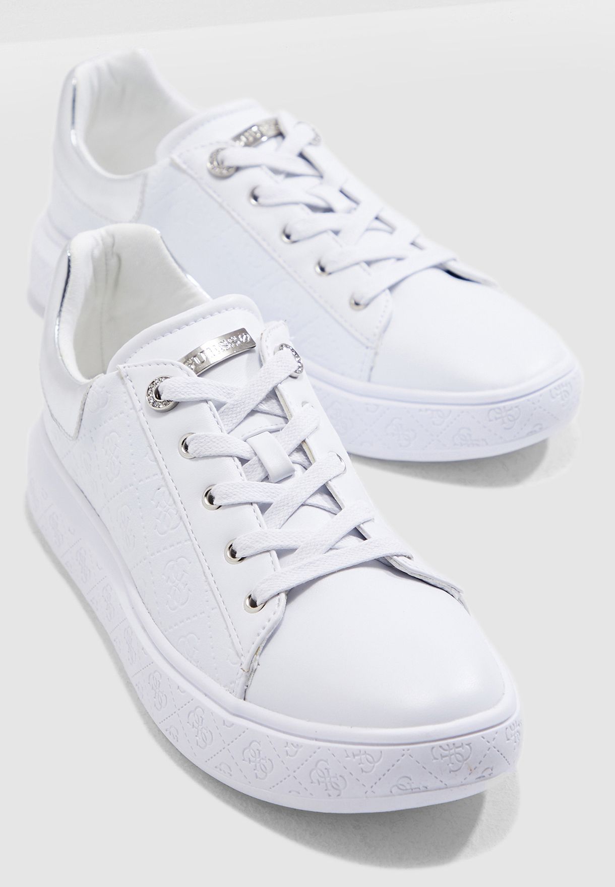 guess sneaker low white