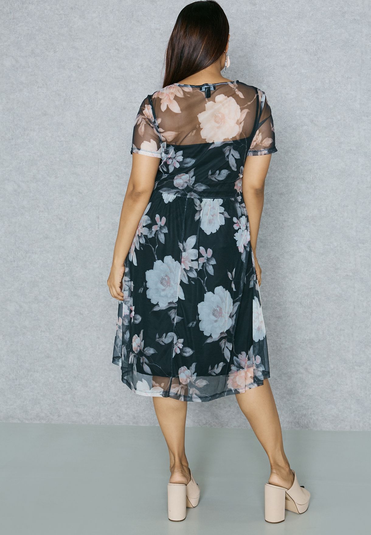 sheer dress overlay