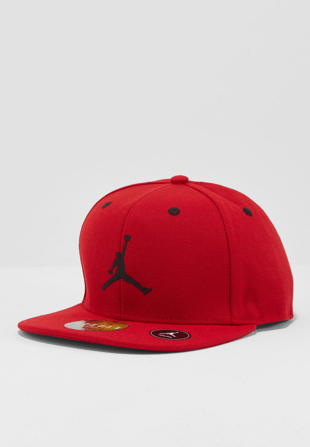 red jordan snapback