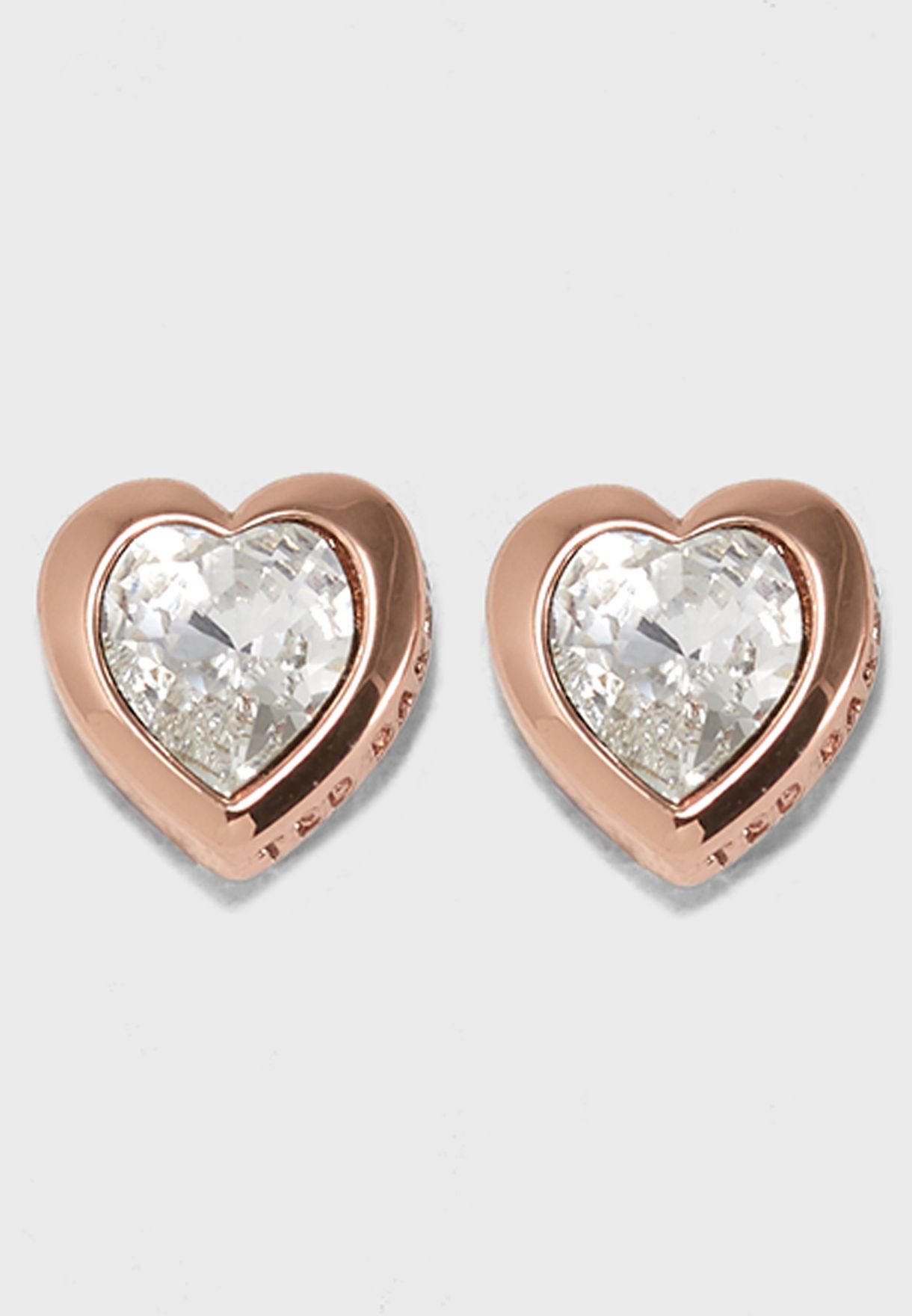 Han Crystal Heart Earrings