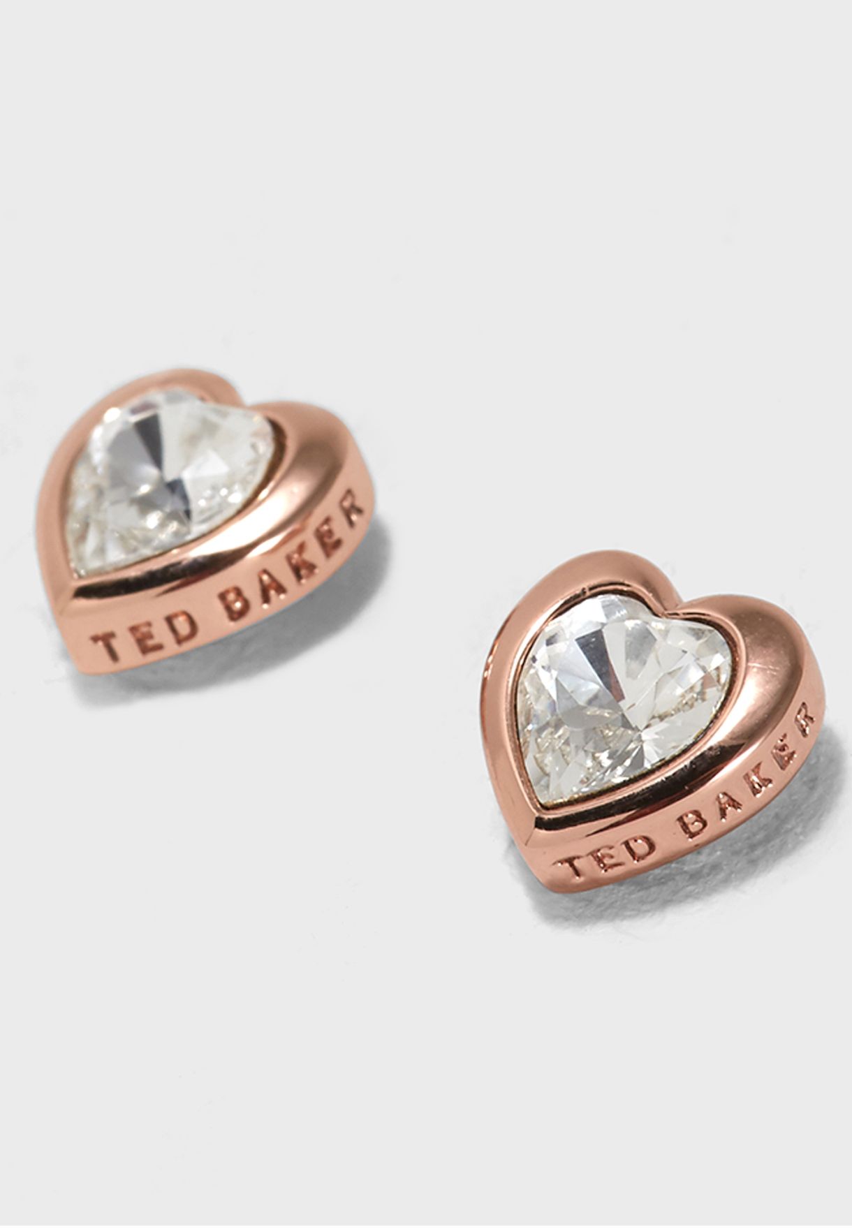 Han Crystal Heart Earrings