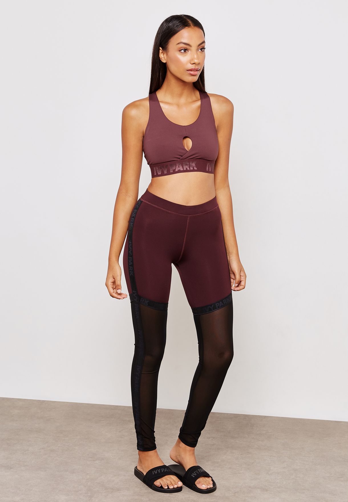 ivy park mesh leggings