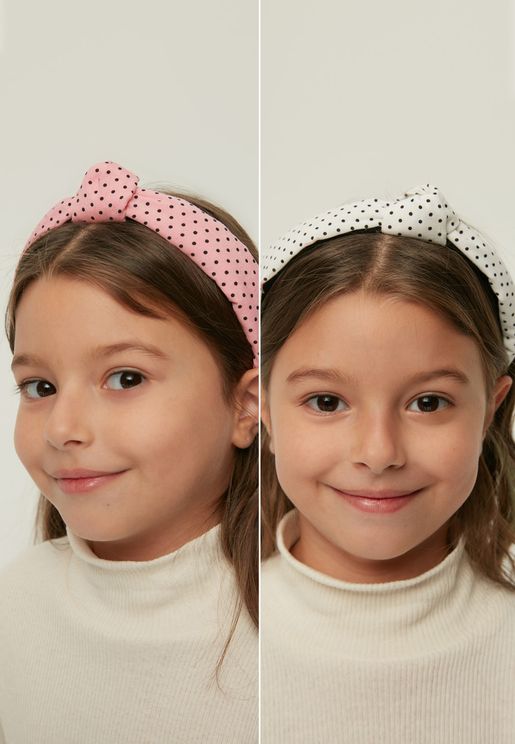 Kids 2 Pack Printed Headband