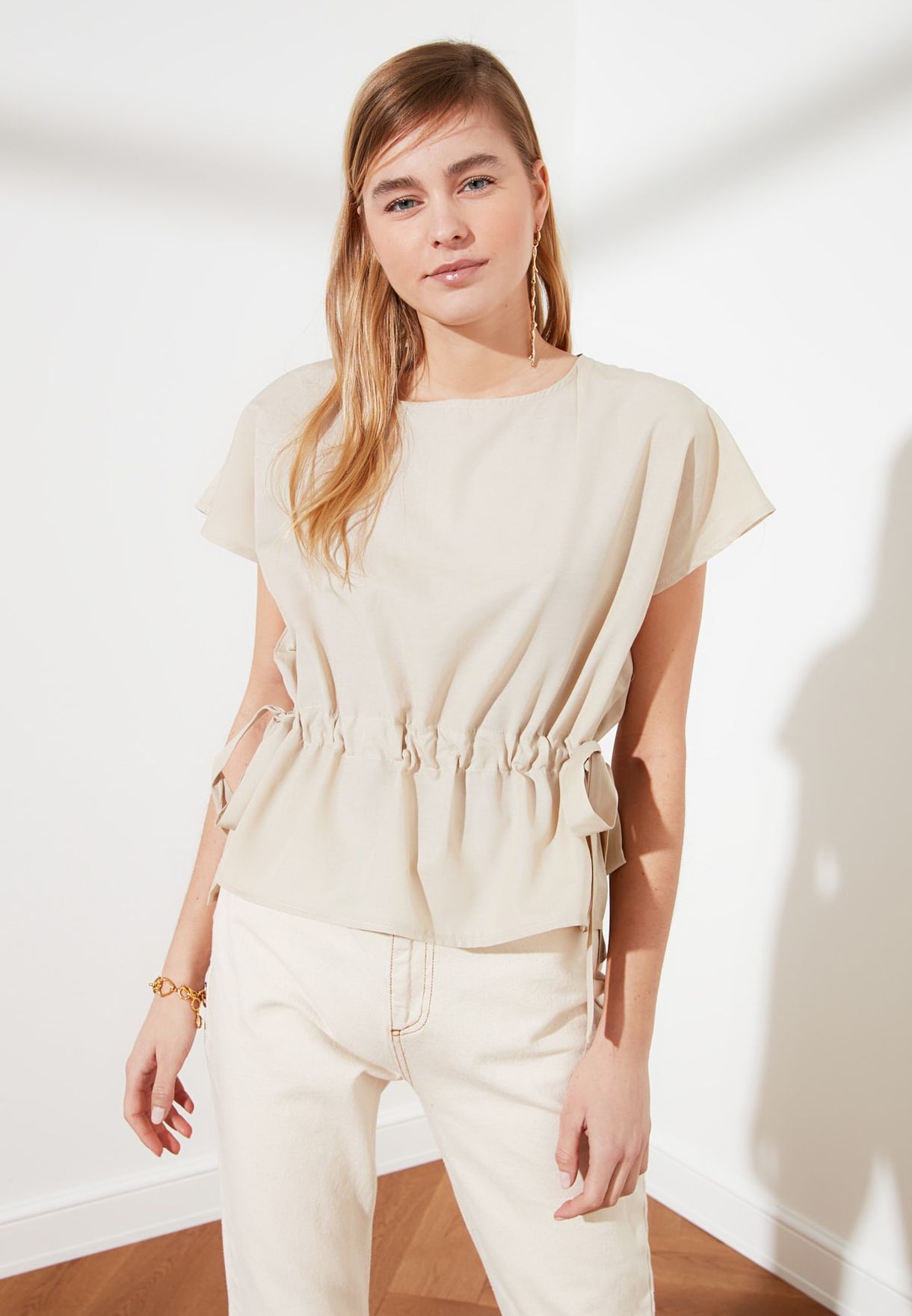 ruched waist top