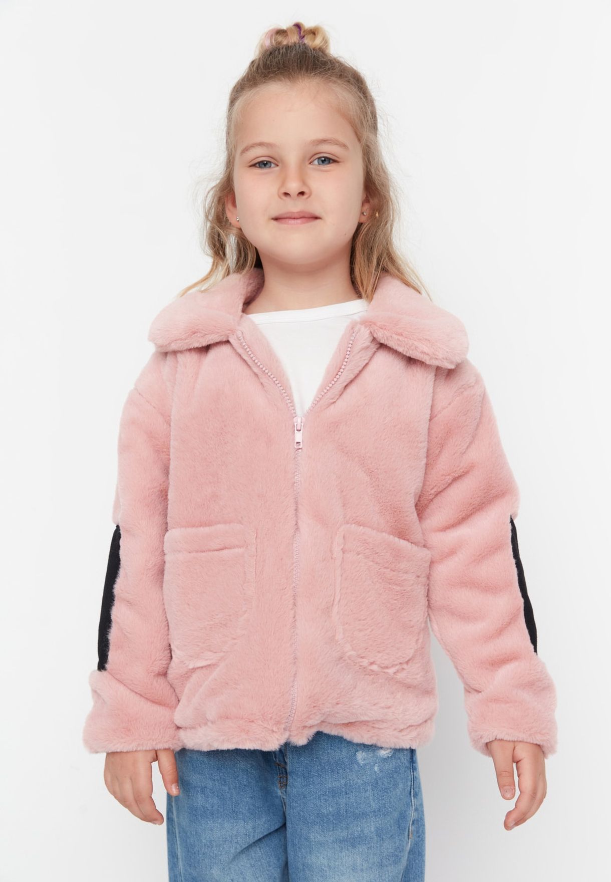Kids Patch Embroidered Jacket