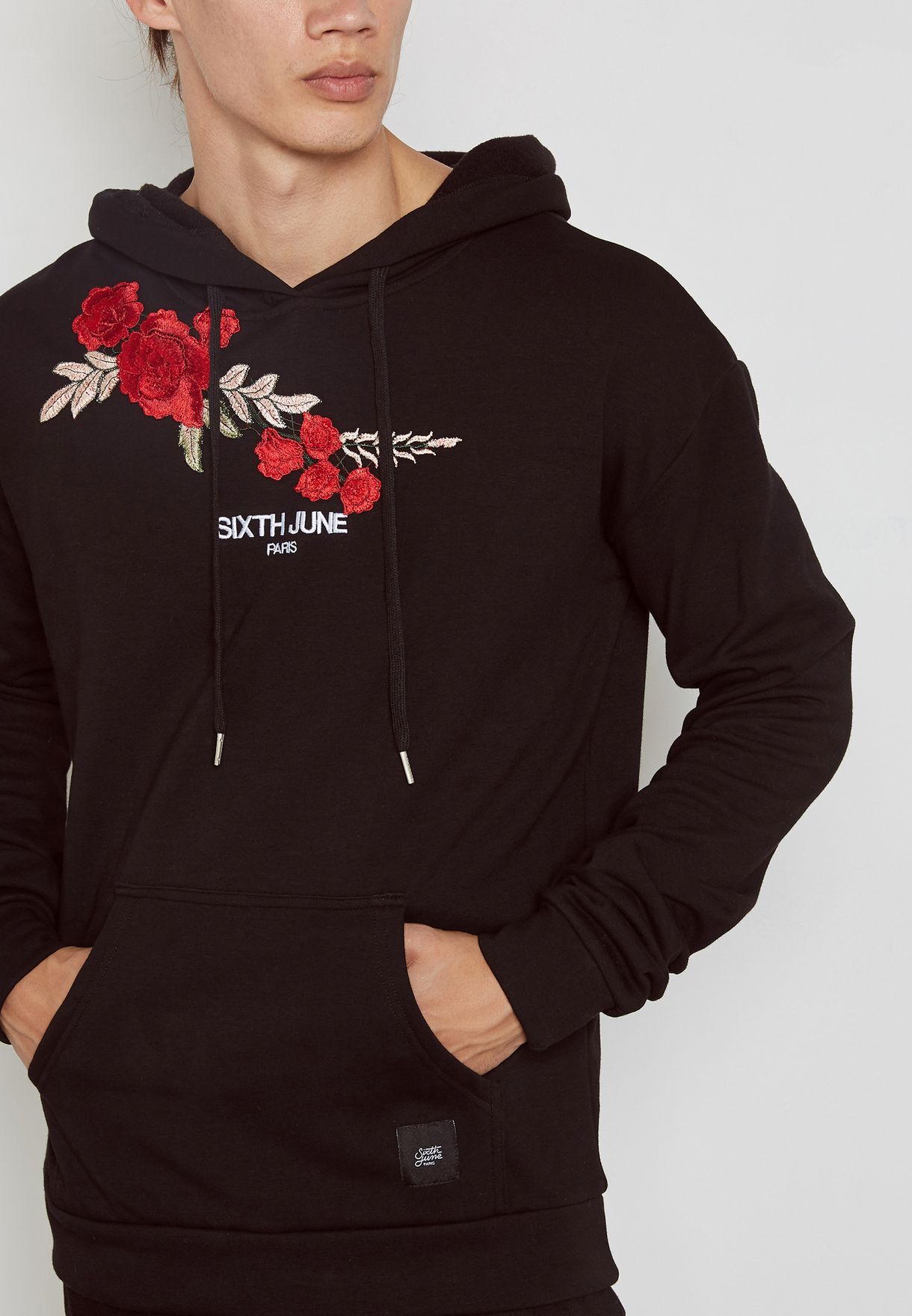 dual roses hoodie