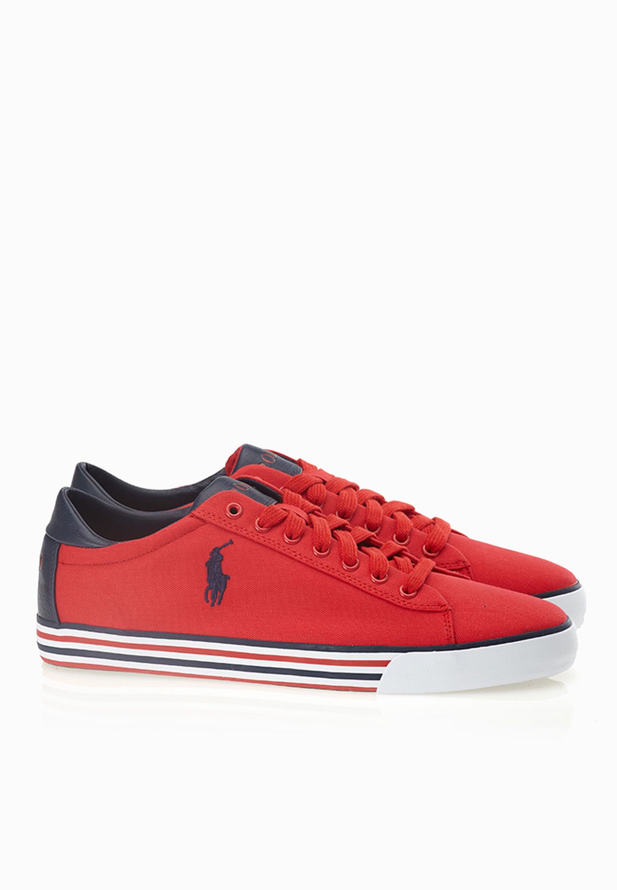Buy Polo Ralph Lauren red Harvey-Ne Sneakers for Men in MENA, Worldwide