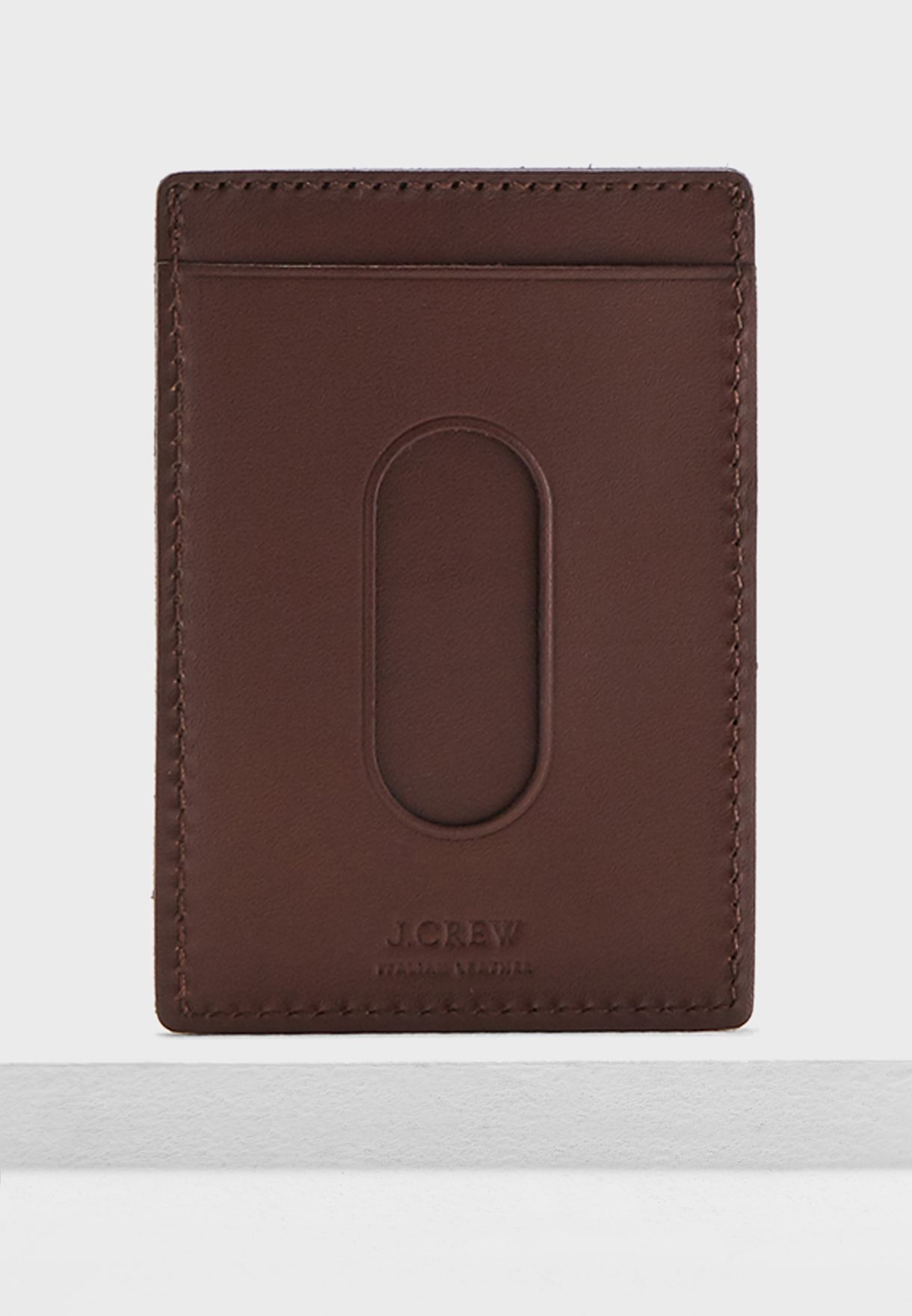 Buy J Crew Brown Leather Card Holder For Men In Mena Worldwide H2867