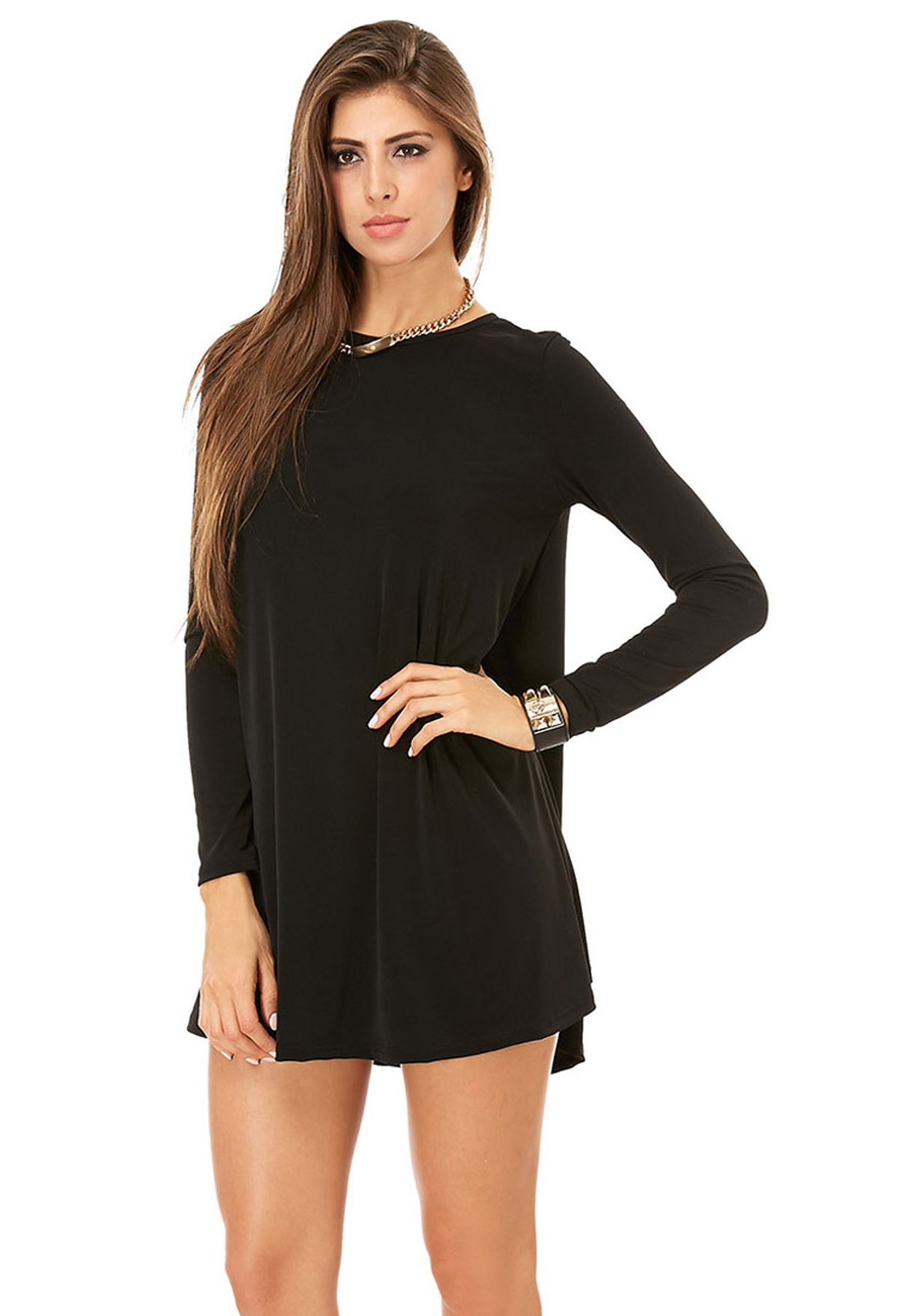 glamorous swing dress