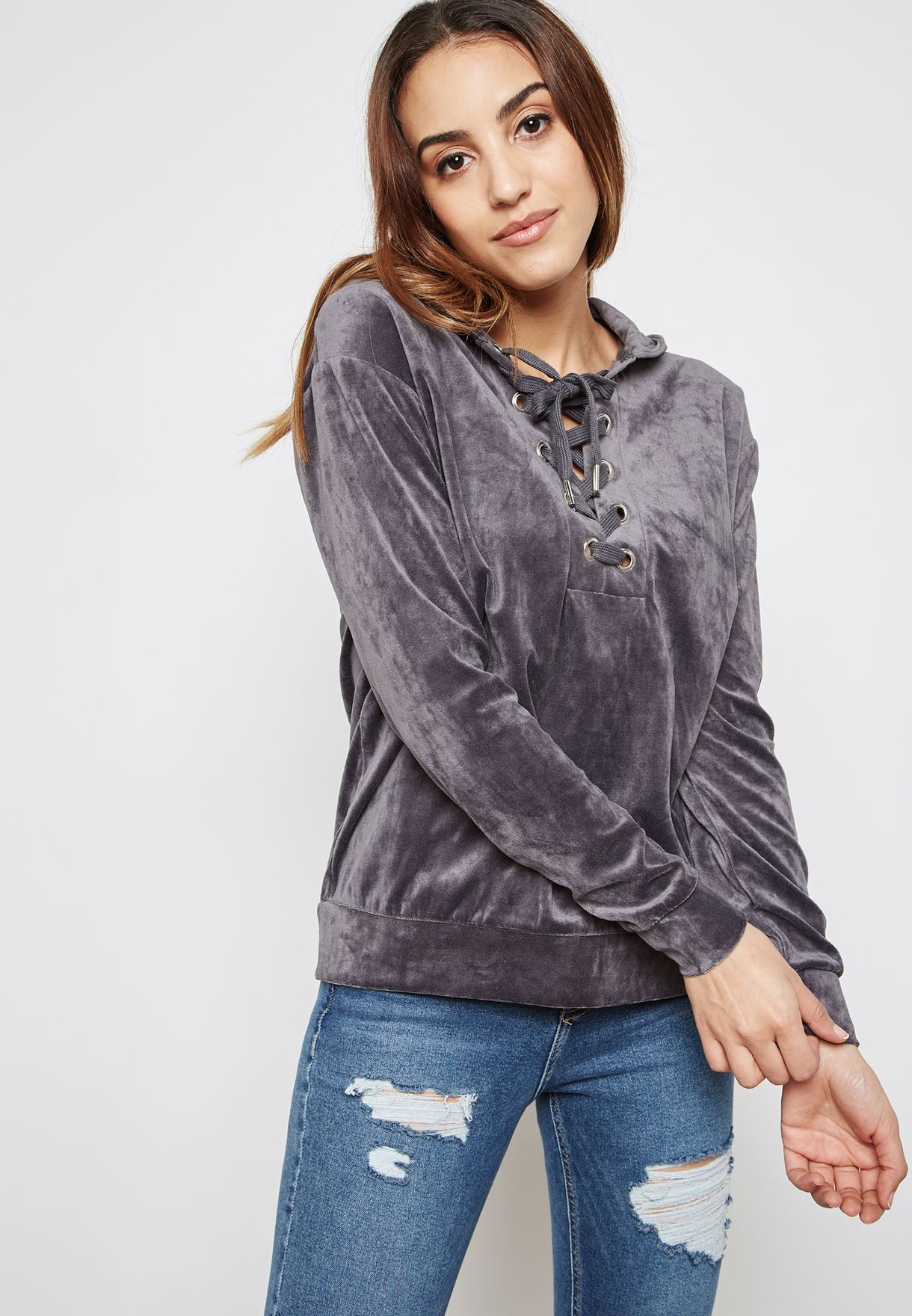 velvet hoodie women's