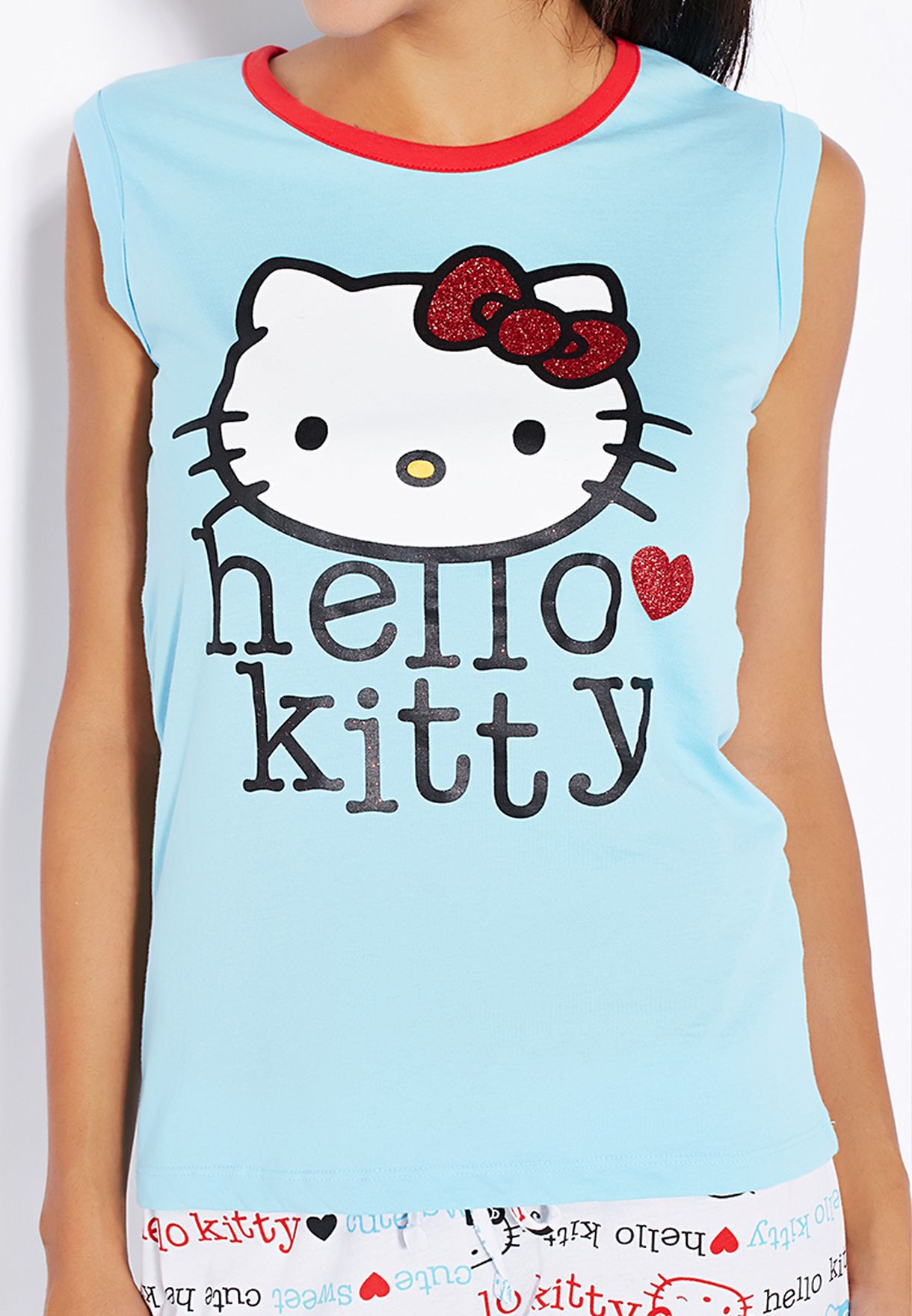 Buy Hello Kitty prints Hello Kitty Pyjama Set for Women in Dubai, Abu Dhabi