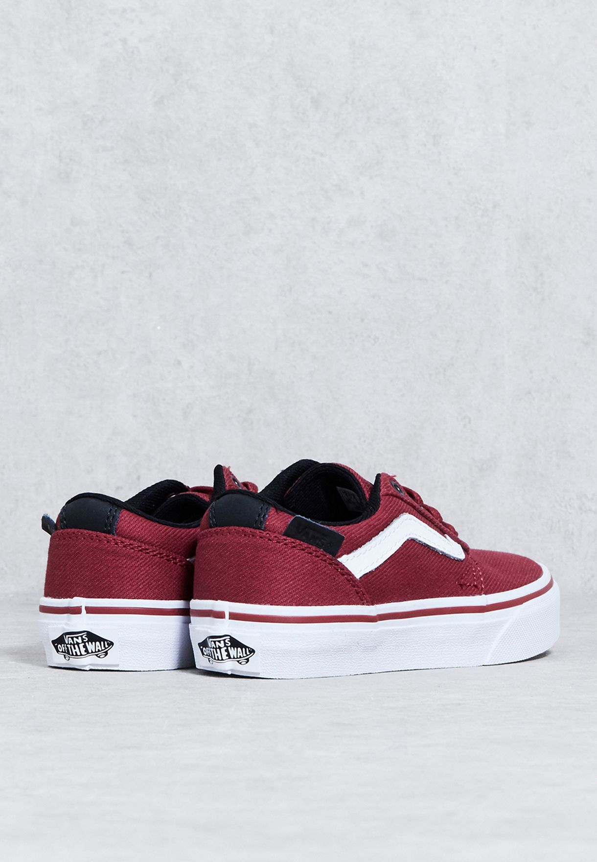 vans chapman stripe red