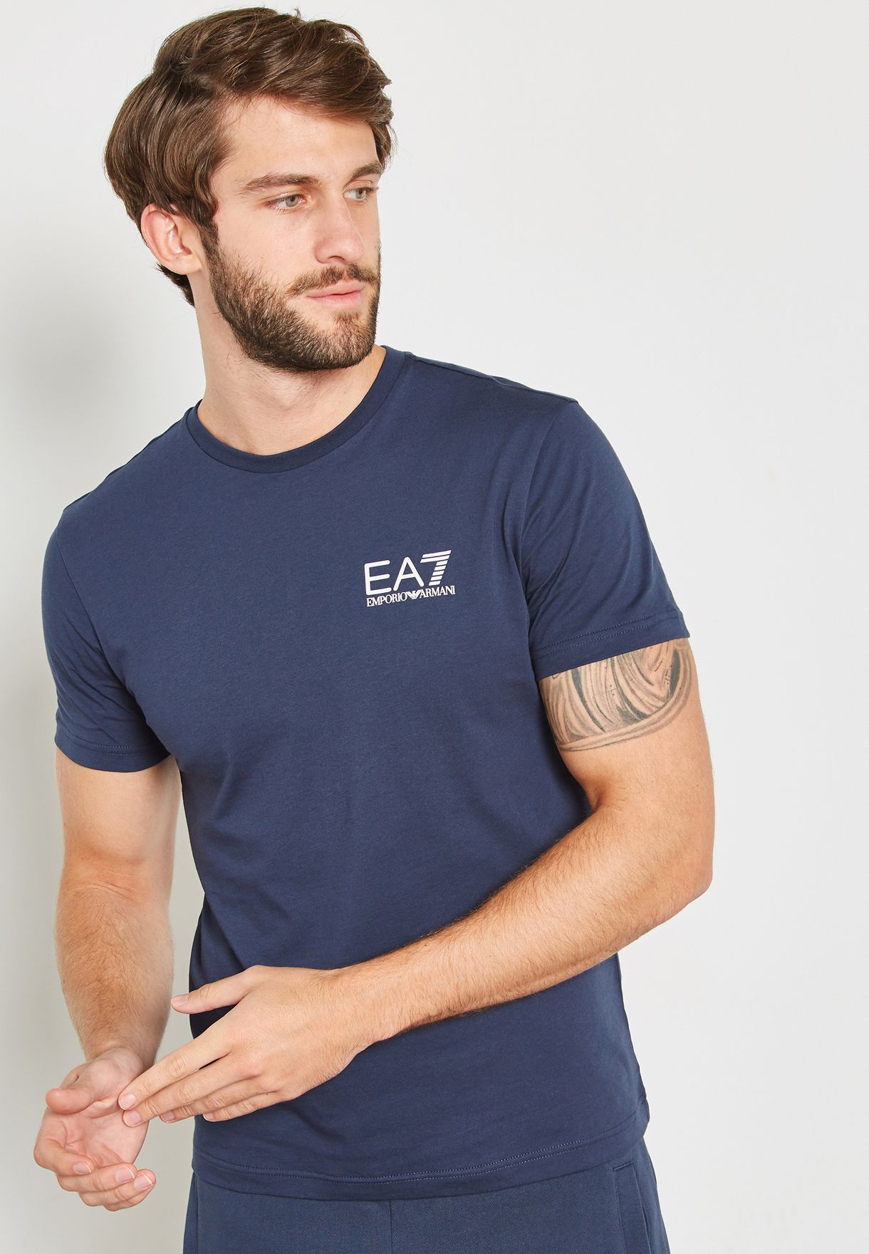 ea7 back logo t shirt