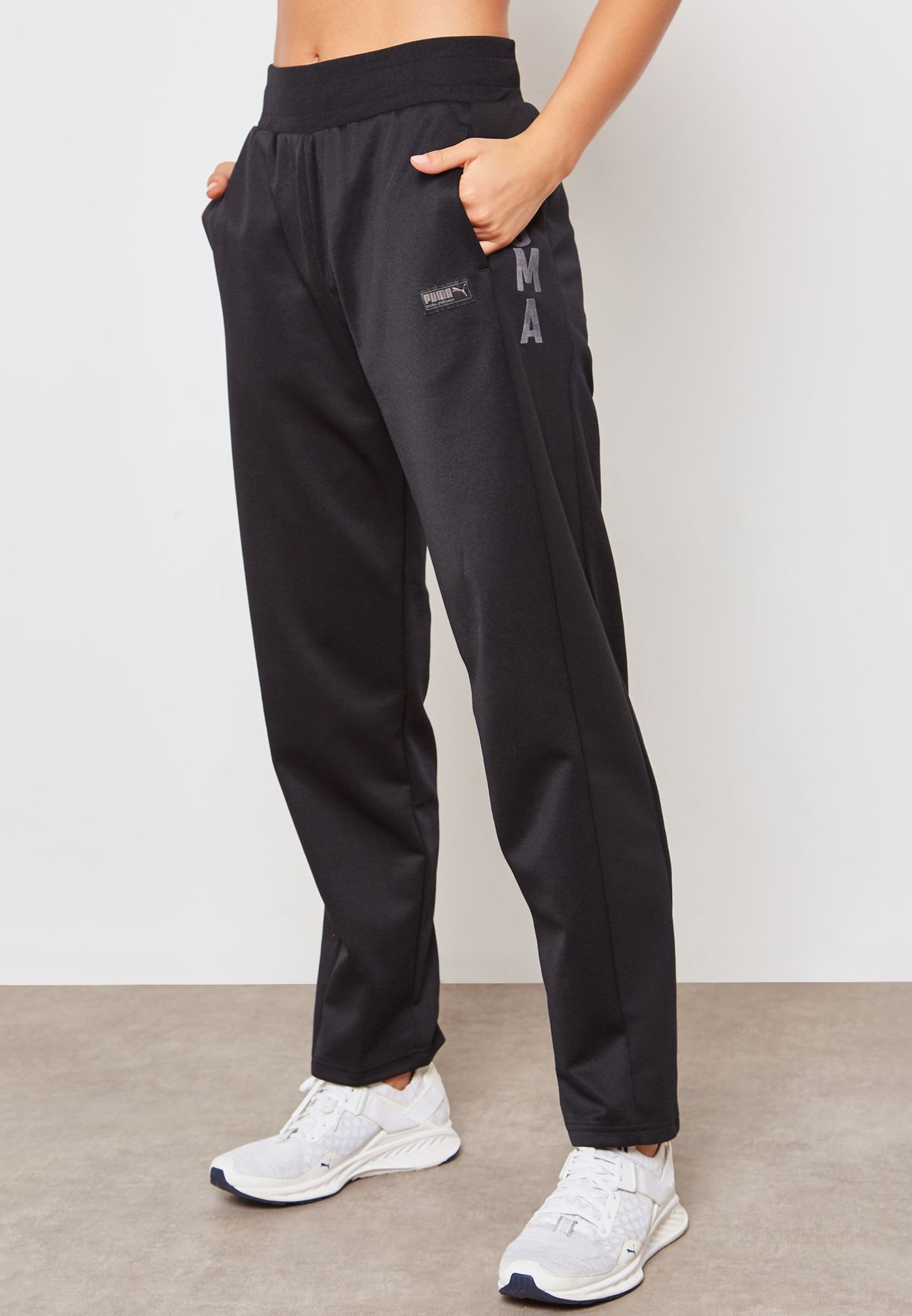 Buy PUMA black Fusion Sweatpants for 