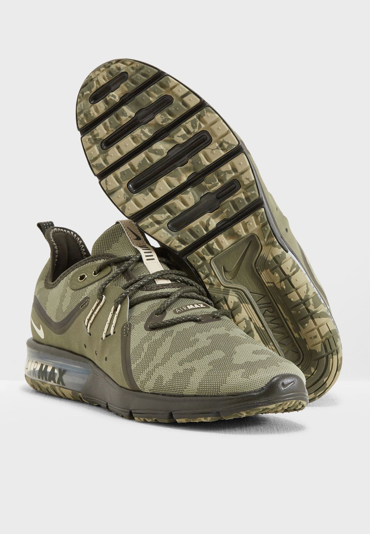 Buy Nike green Air Max Camo Sequent 3 