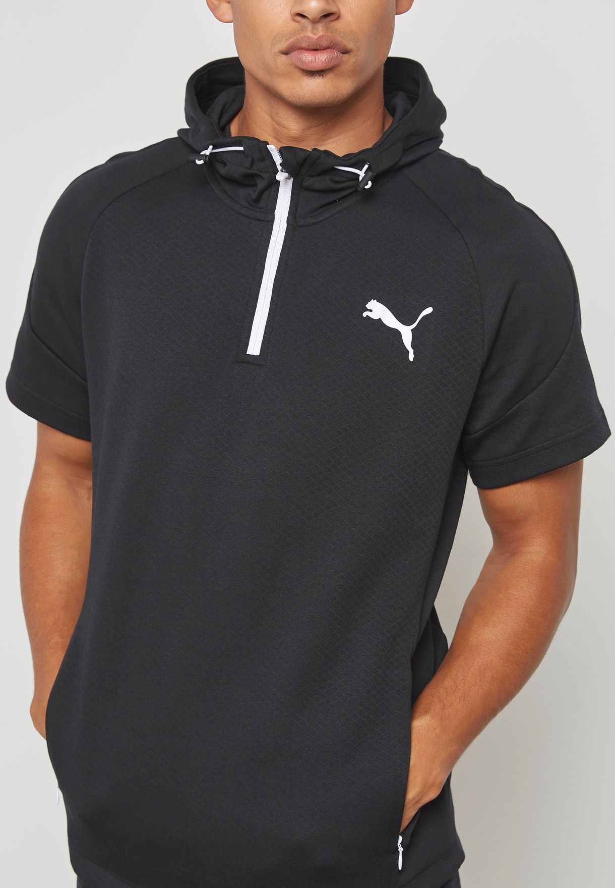 puma hooded t shirt