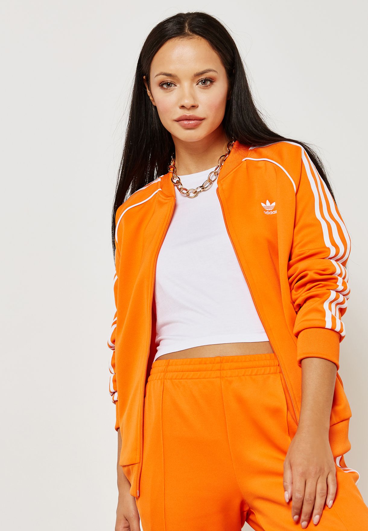adidas original orange jacket
