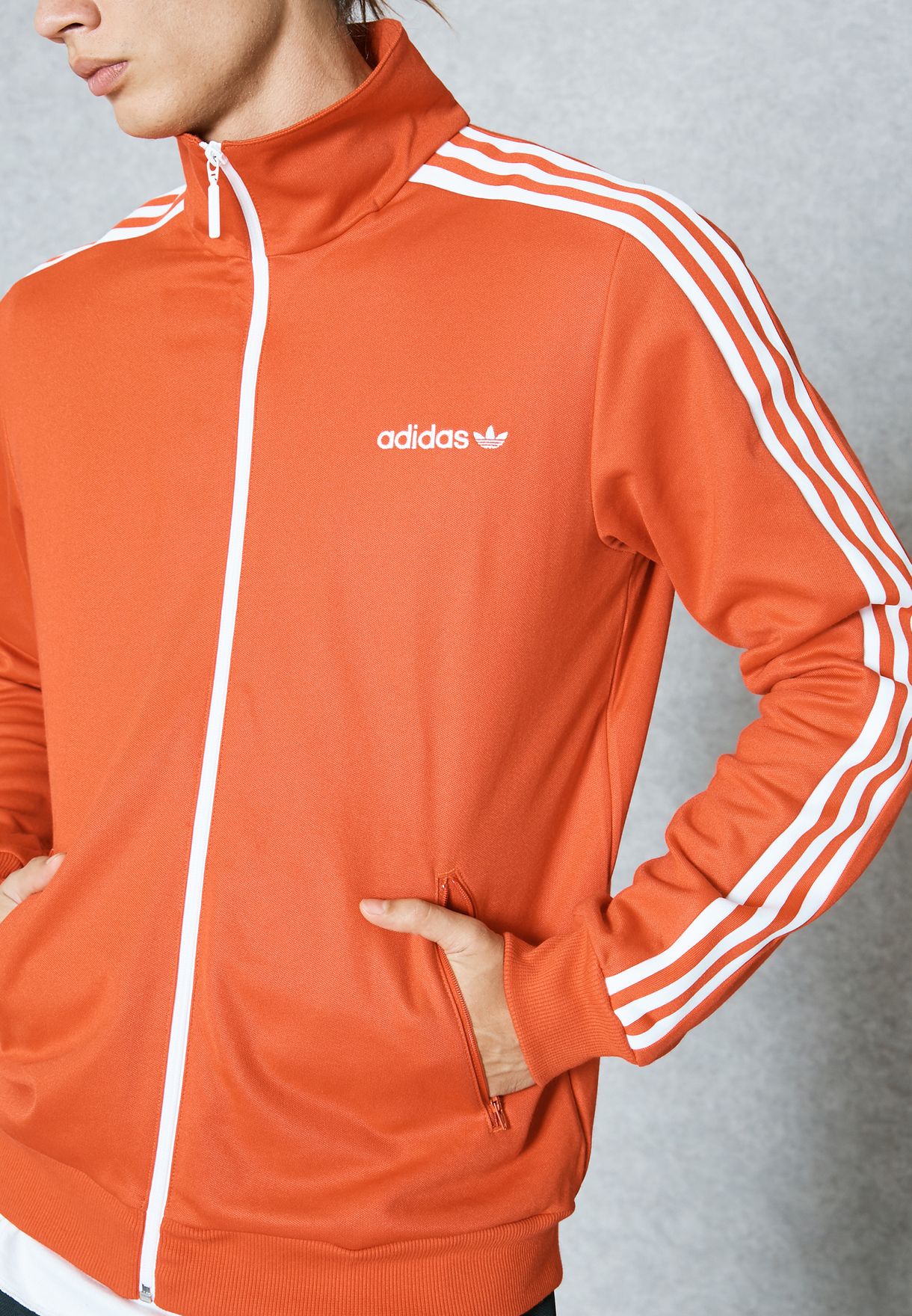 adidas bb track jacket red