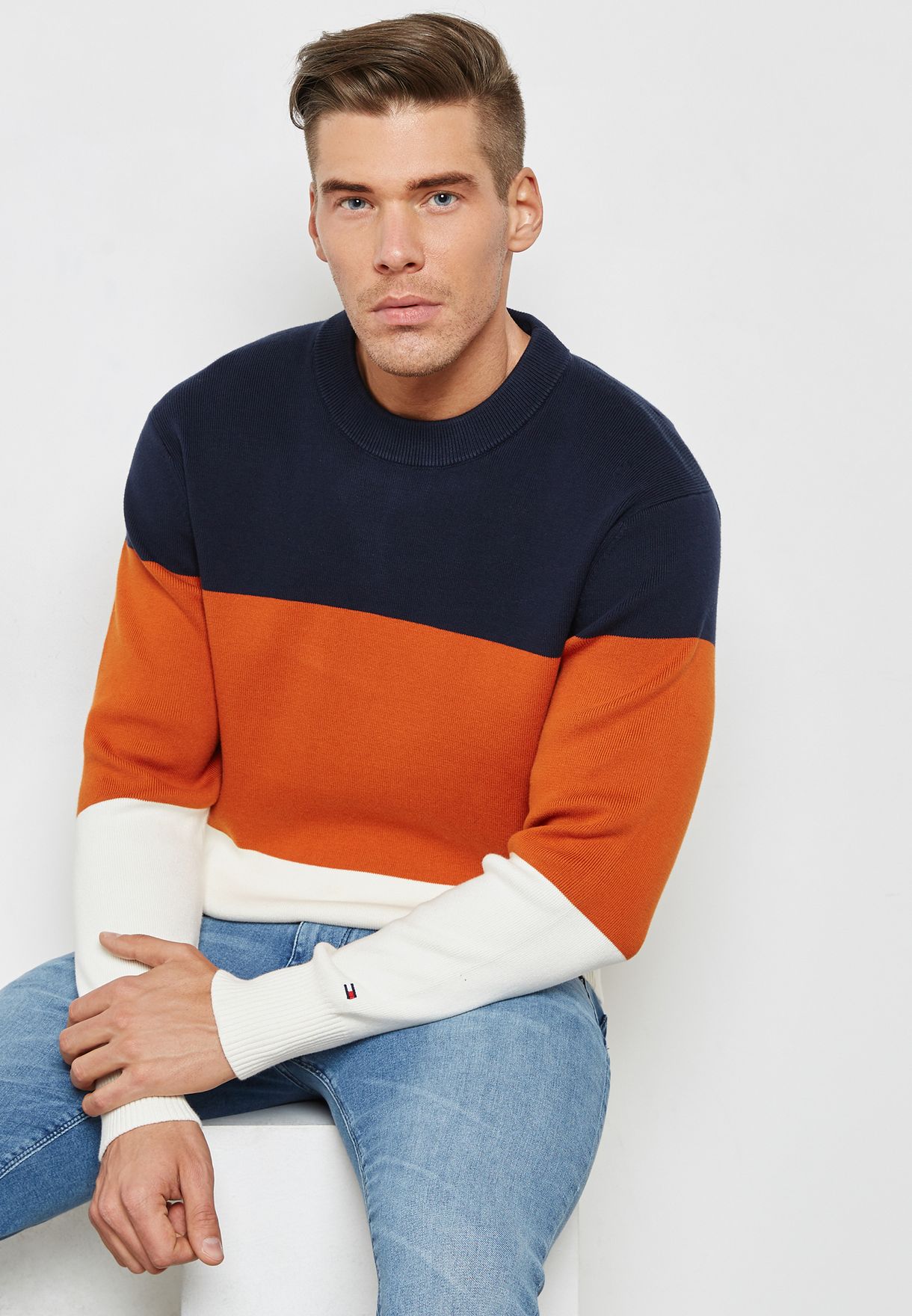 tommy hilfiger multicolor sweater