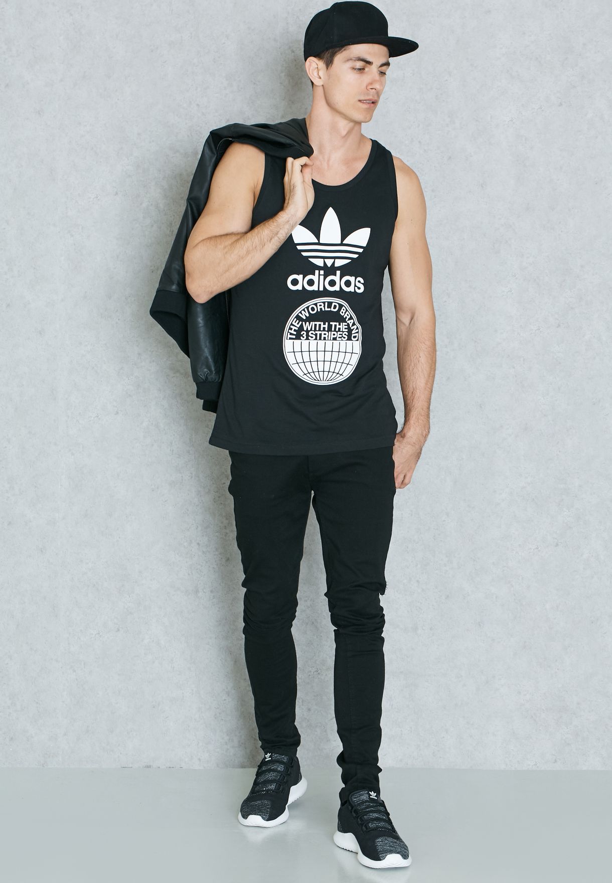 Buy adidas Originals black Street Graphic Vest for Men in Manama, Riffa