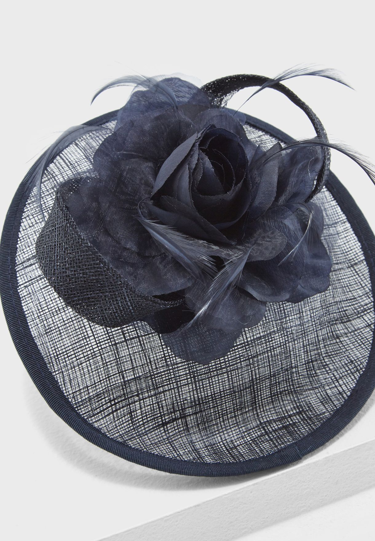 dorothy perkins navy fascinator