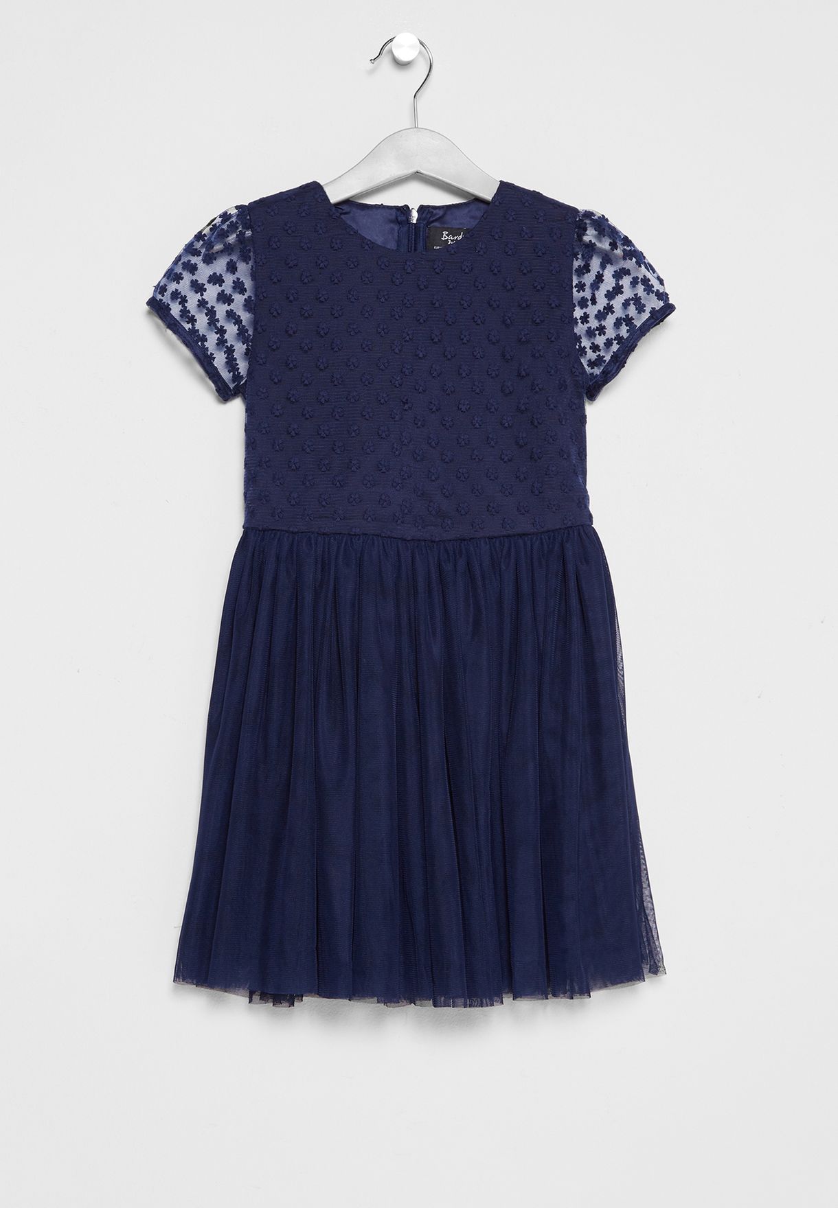 bardot junior navy dress