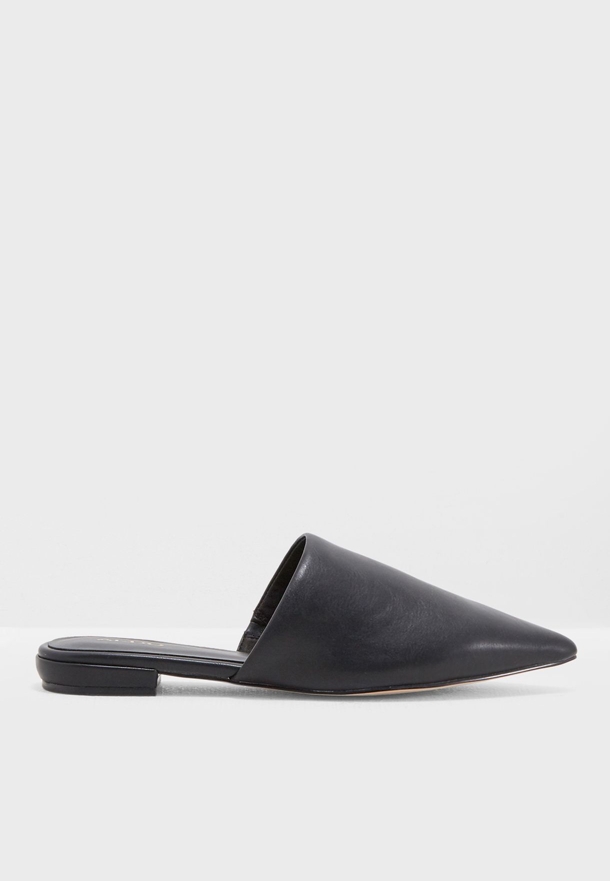 Buy Aldo black Pointy Toe Flat Mule for Women in MENA, Worldwide