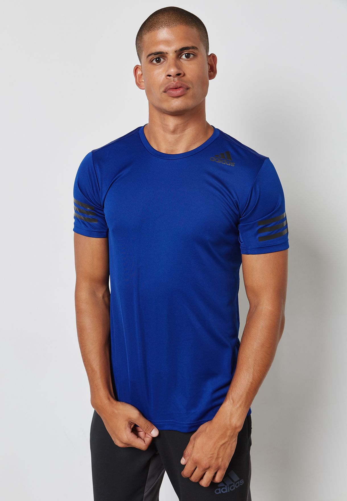adidas blue FreeLift Climacool T-Shirt Men Dubai, Abu Dhabi