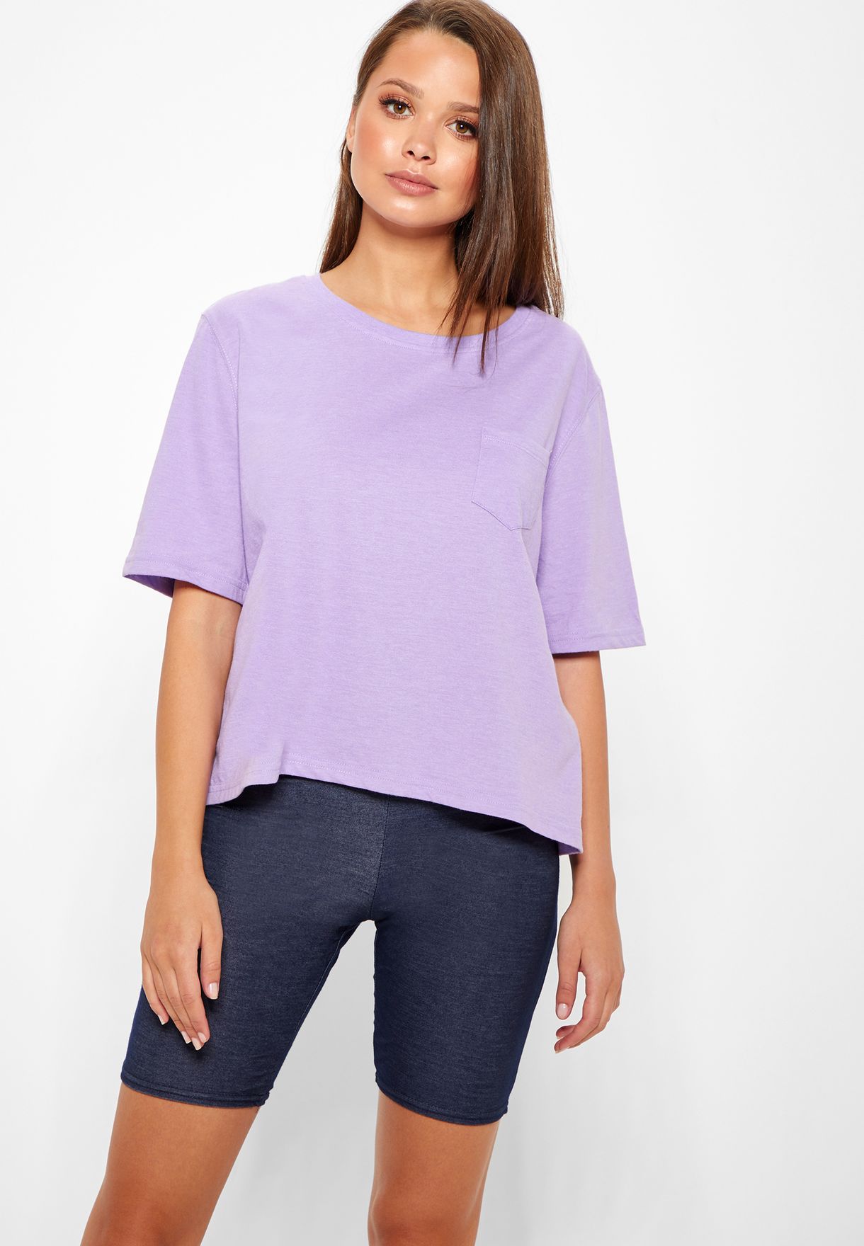 Buy Cotton On Body purple Boxy T-shirt for Women in Manama, Riffa