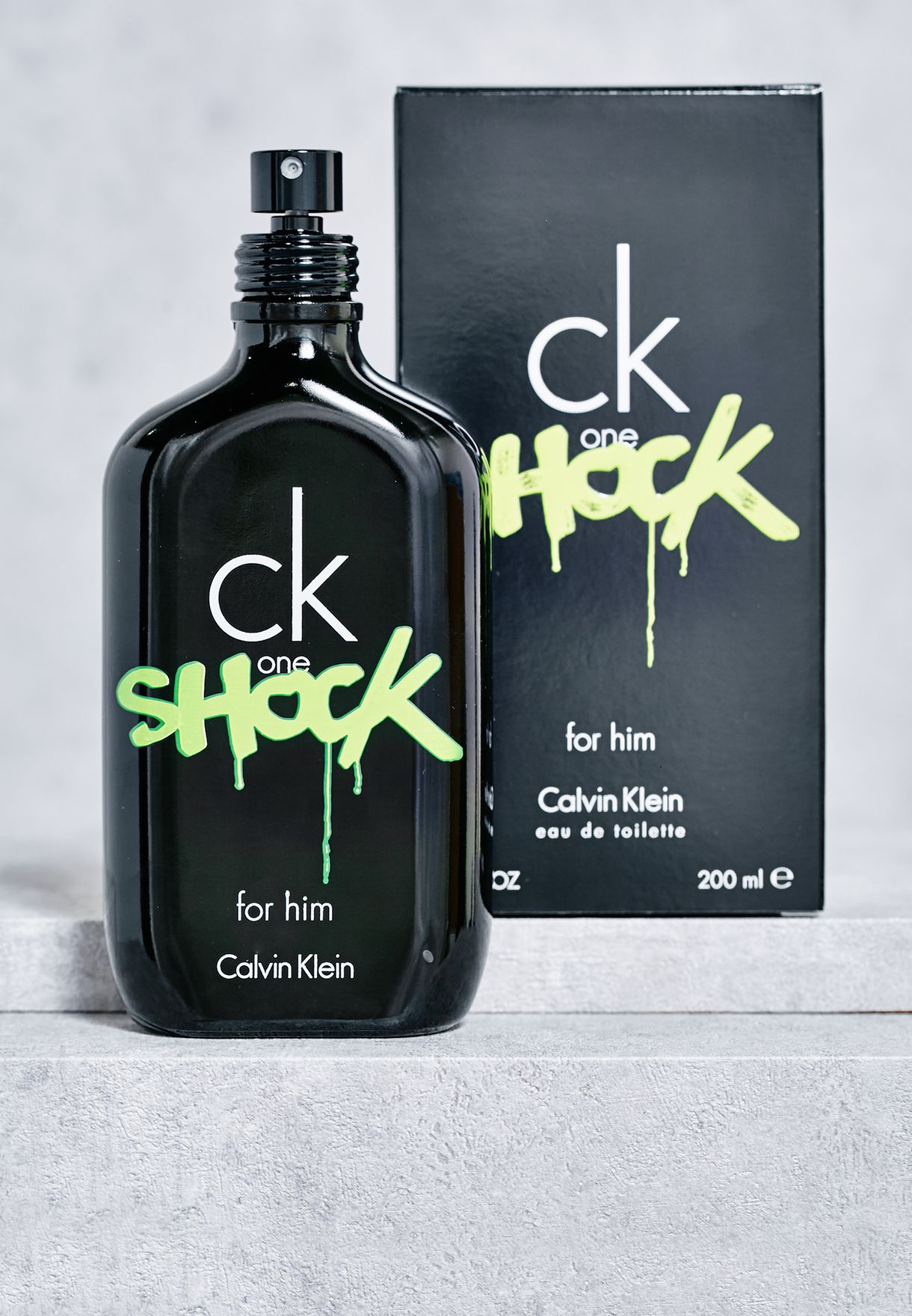 Buy Calvin Klein black Ck One Shock For Men - 200 ml for Men in Dubai ...