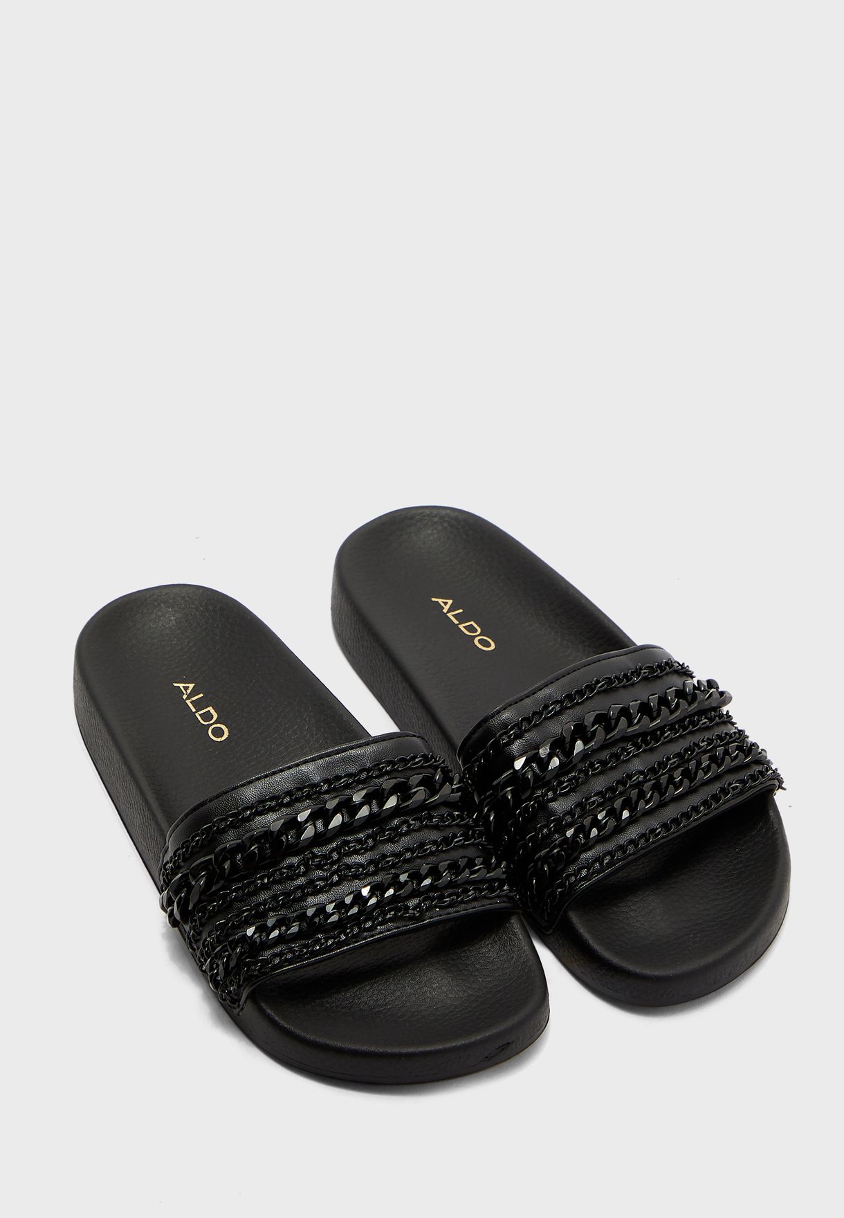 one strap leather sandals