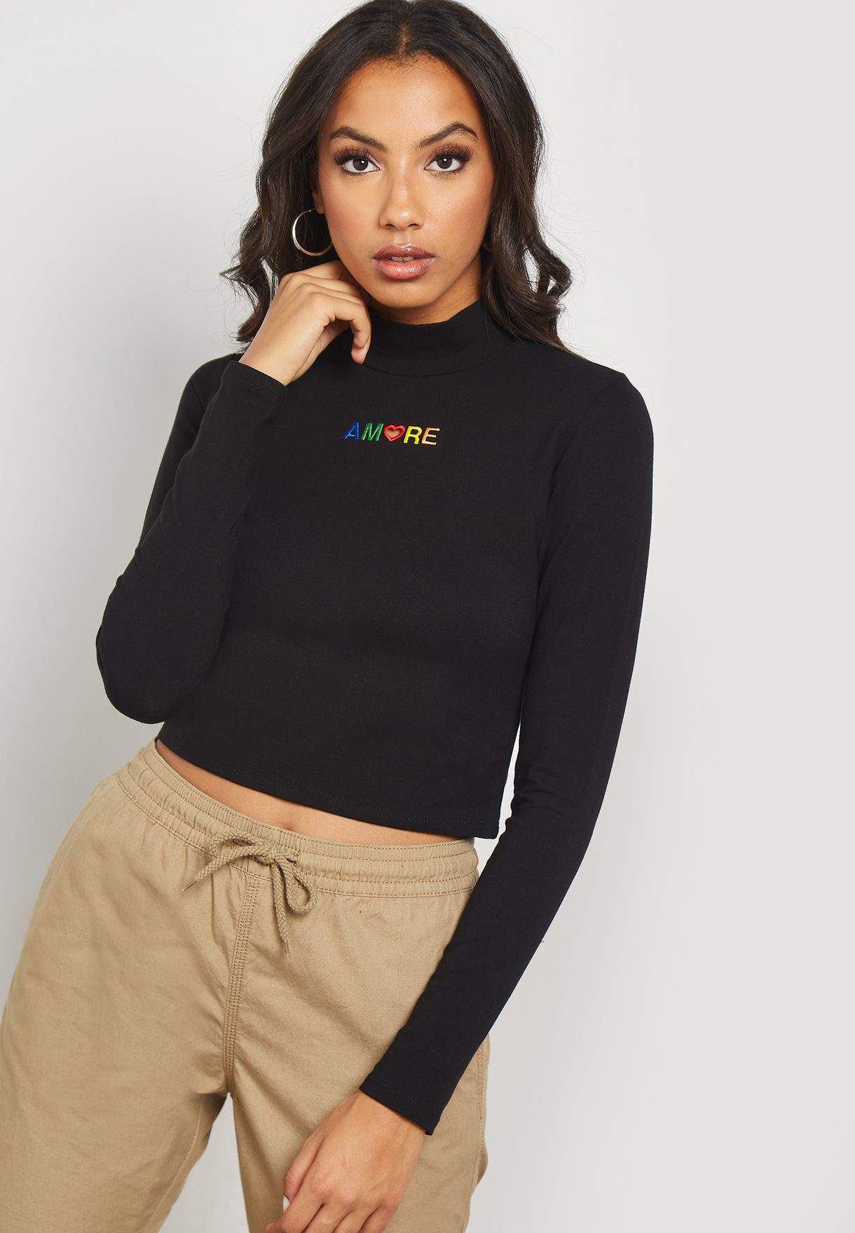 forever 21 high neck top