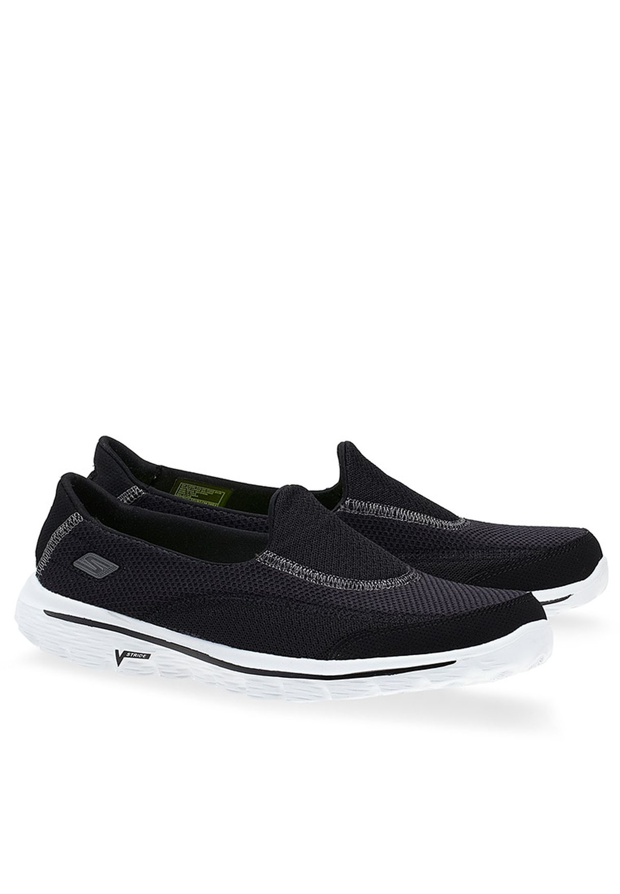 Skechers black Go Walk 2 Comfort Shoes 
