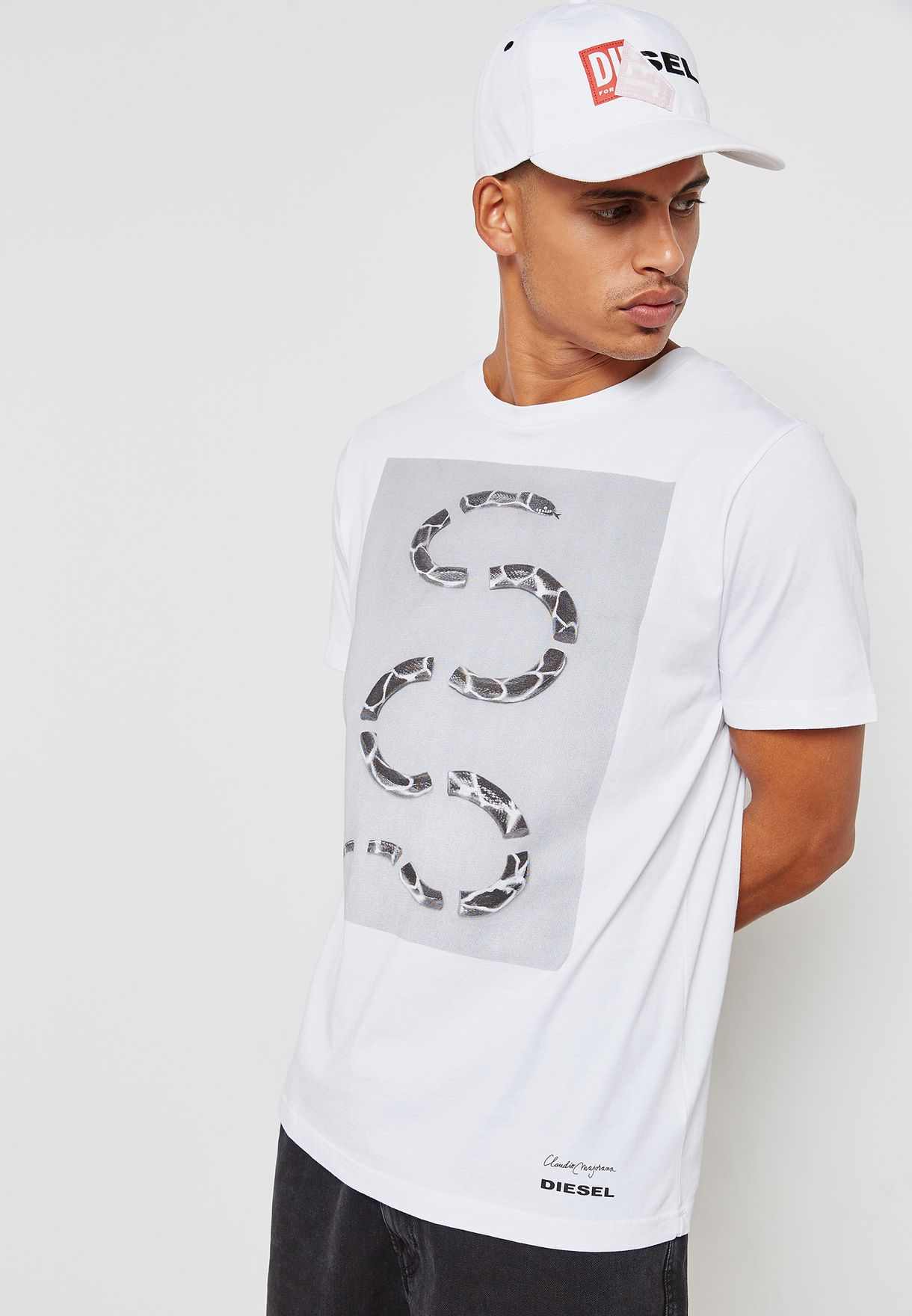 diesel snake t shirt