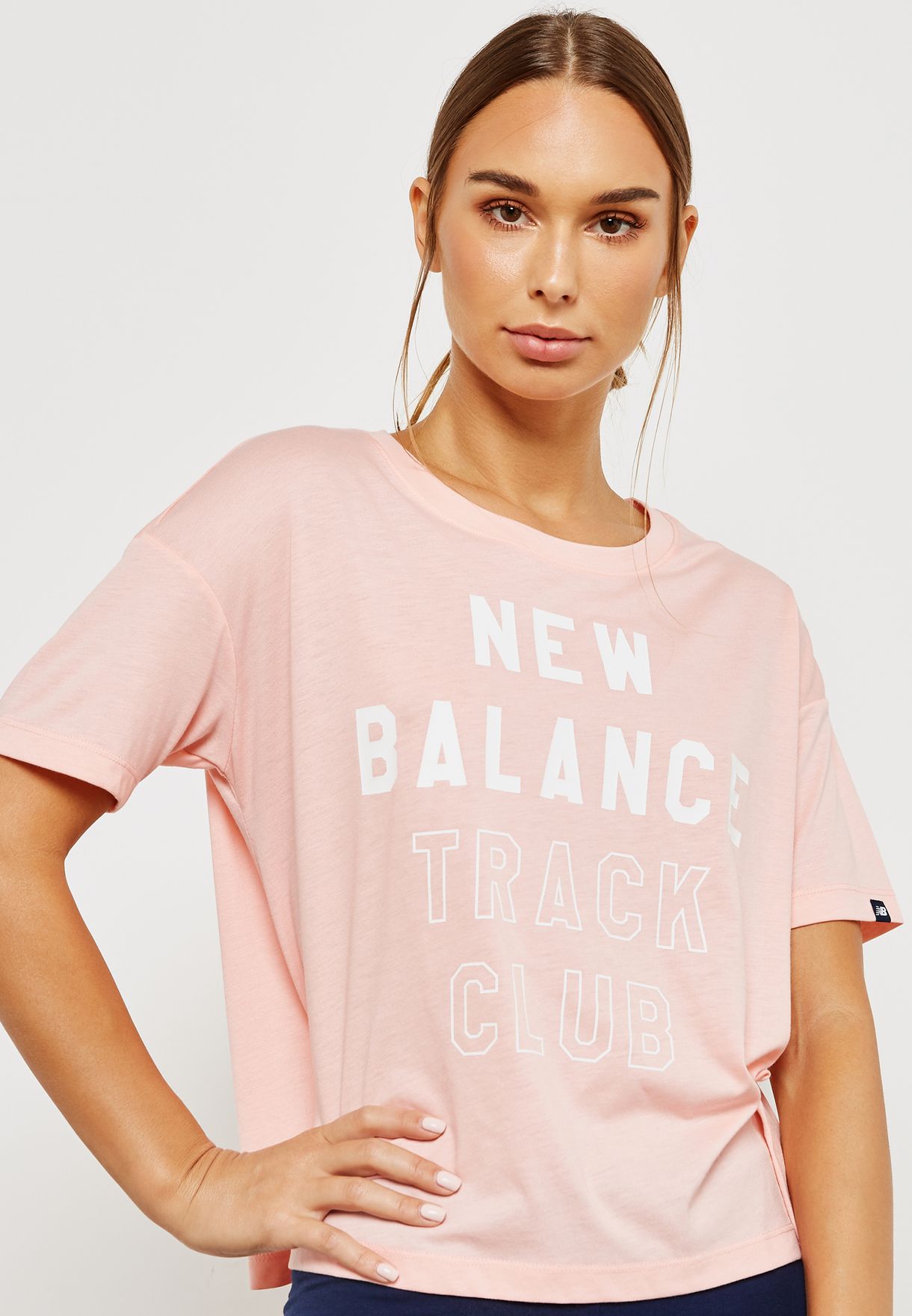 new balance pink shirt