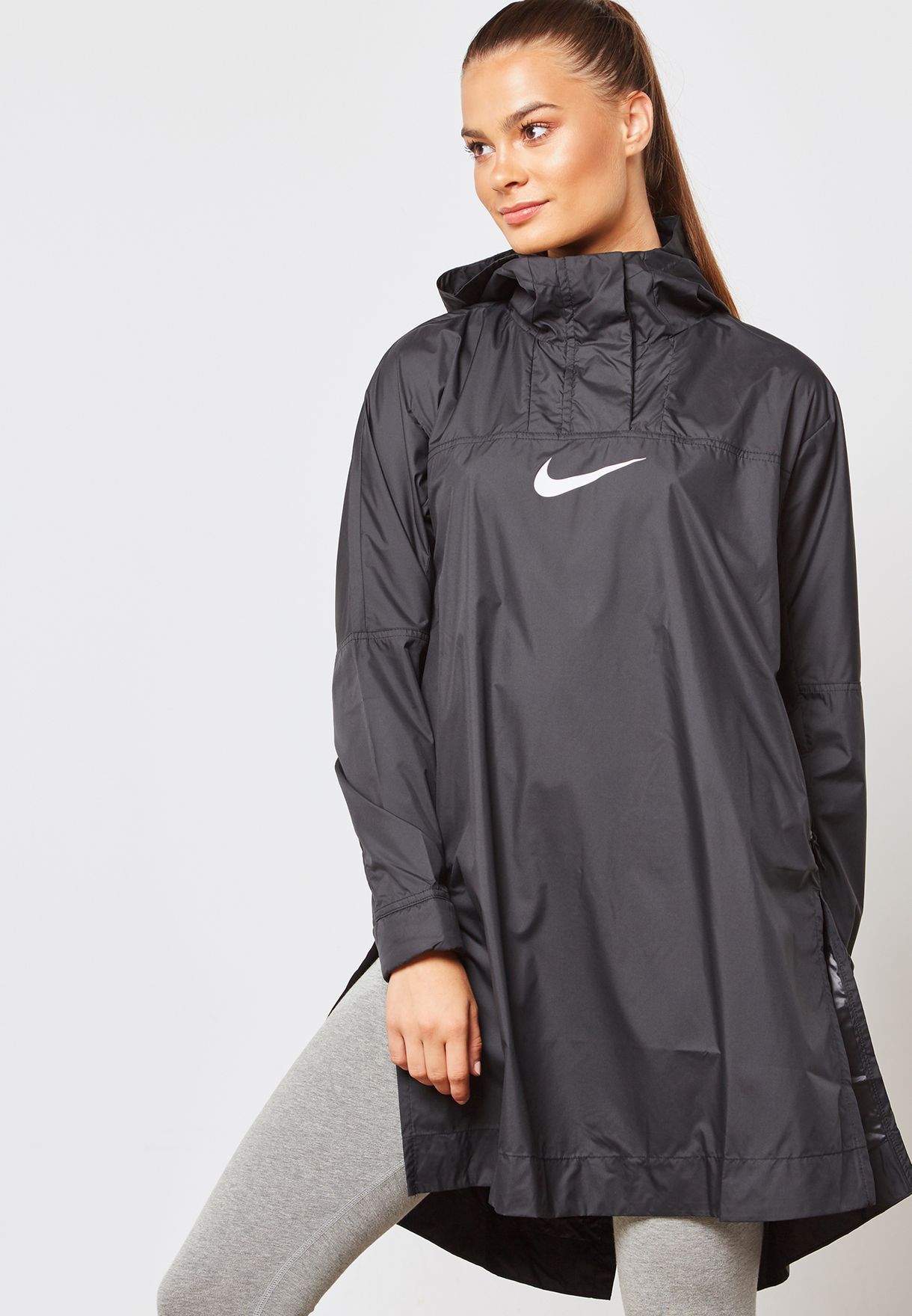Buy Nike black Swoosh Jacket for Women 