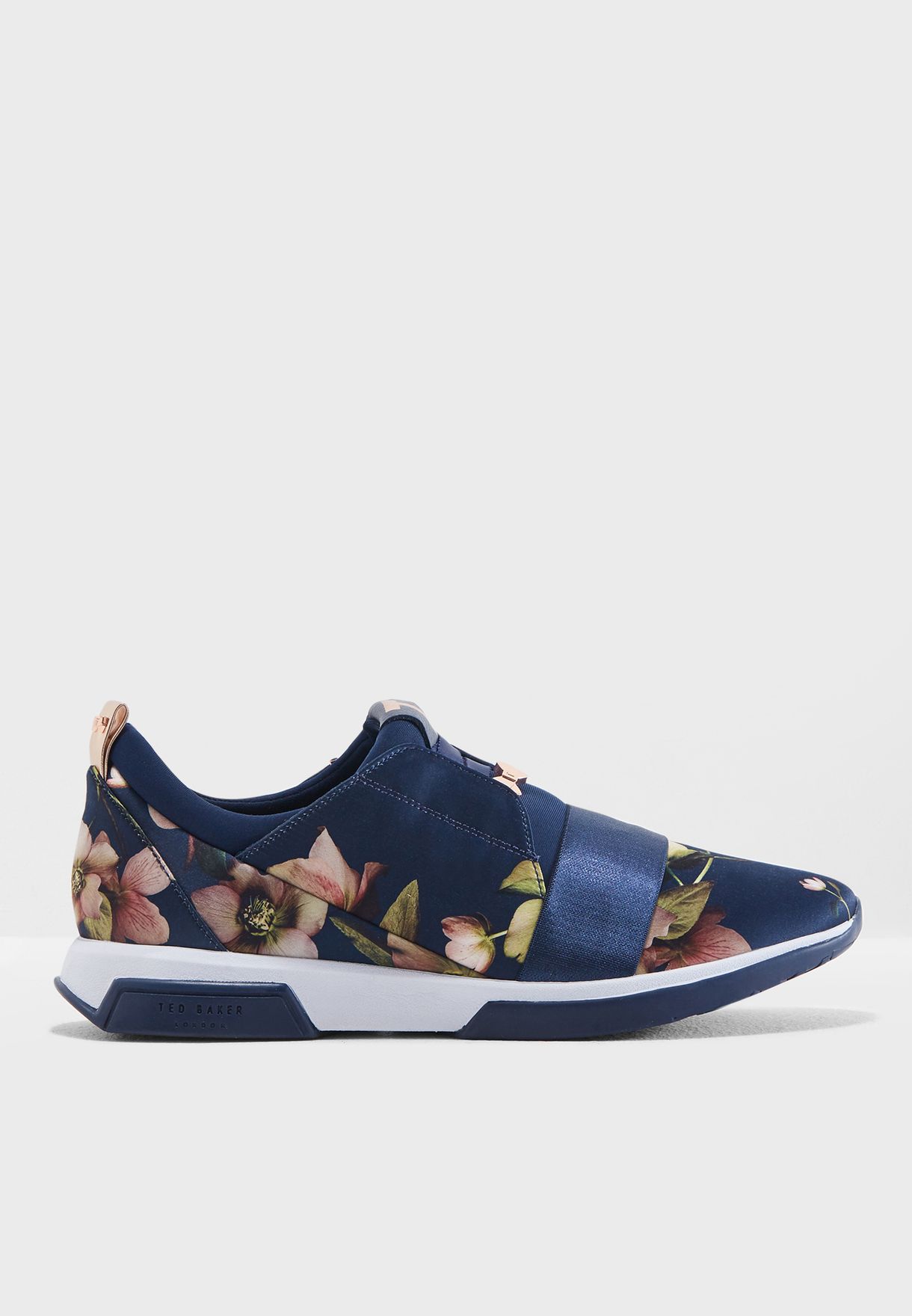 Buy Ted Baker navy Cepap Floral Sneaker 