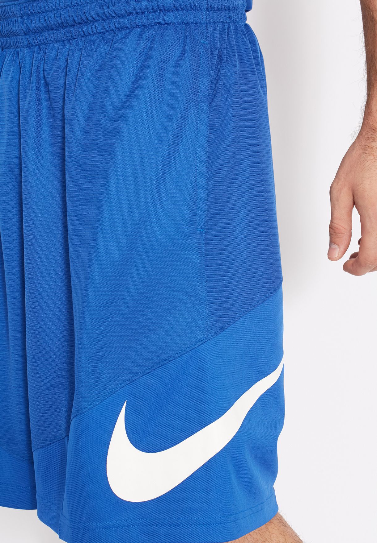 nike hybrid shorts blue