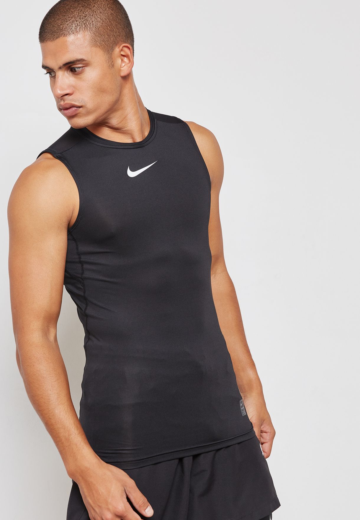 Buy Nike black Pro Compression Vest for 