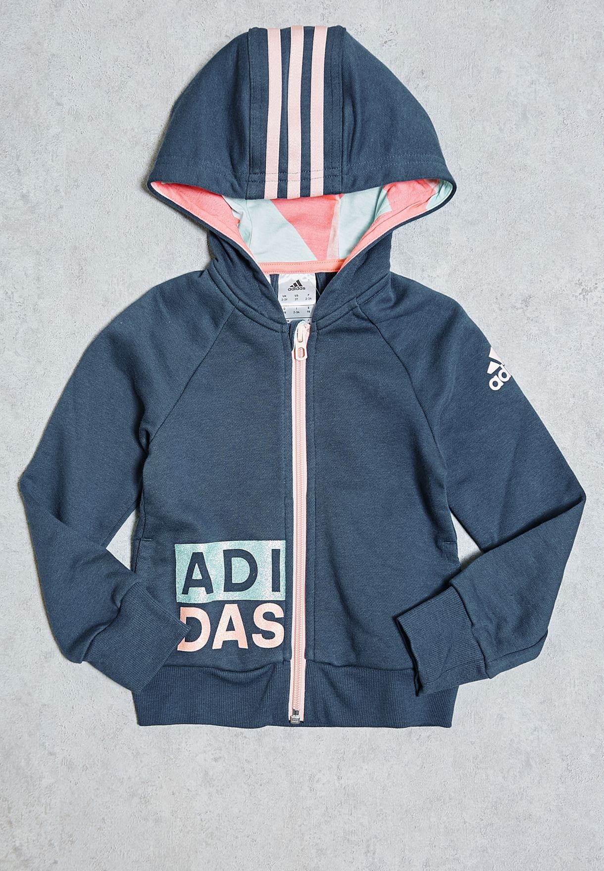adidas zip up hoodie kids